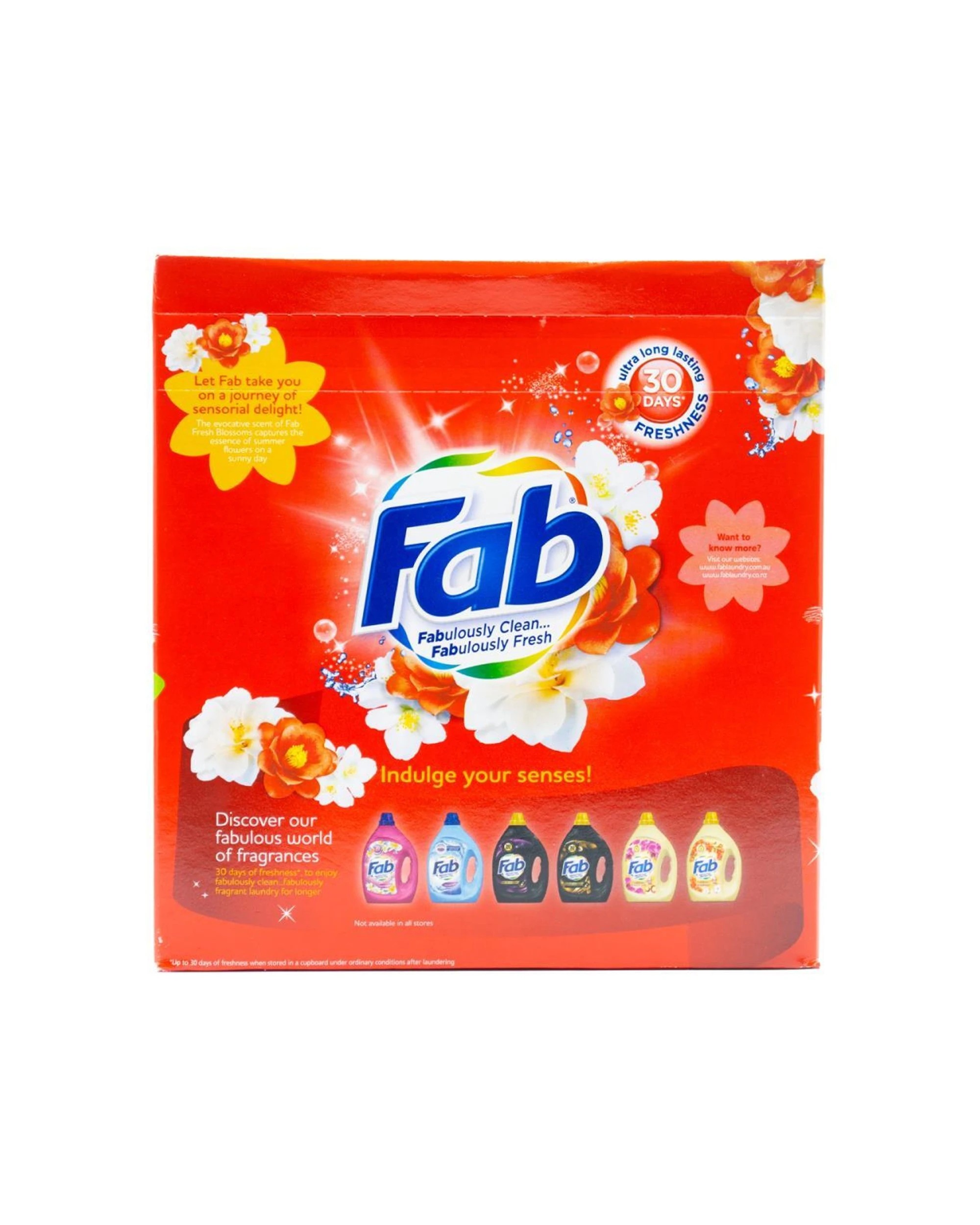 5 FAB 3PK Fab Laundry Powder Front & Top Loader Fresh Blossoms Cleans Well 2 - Multi, 5 of 5