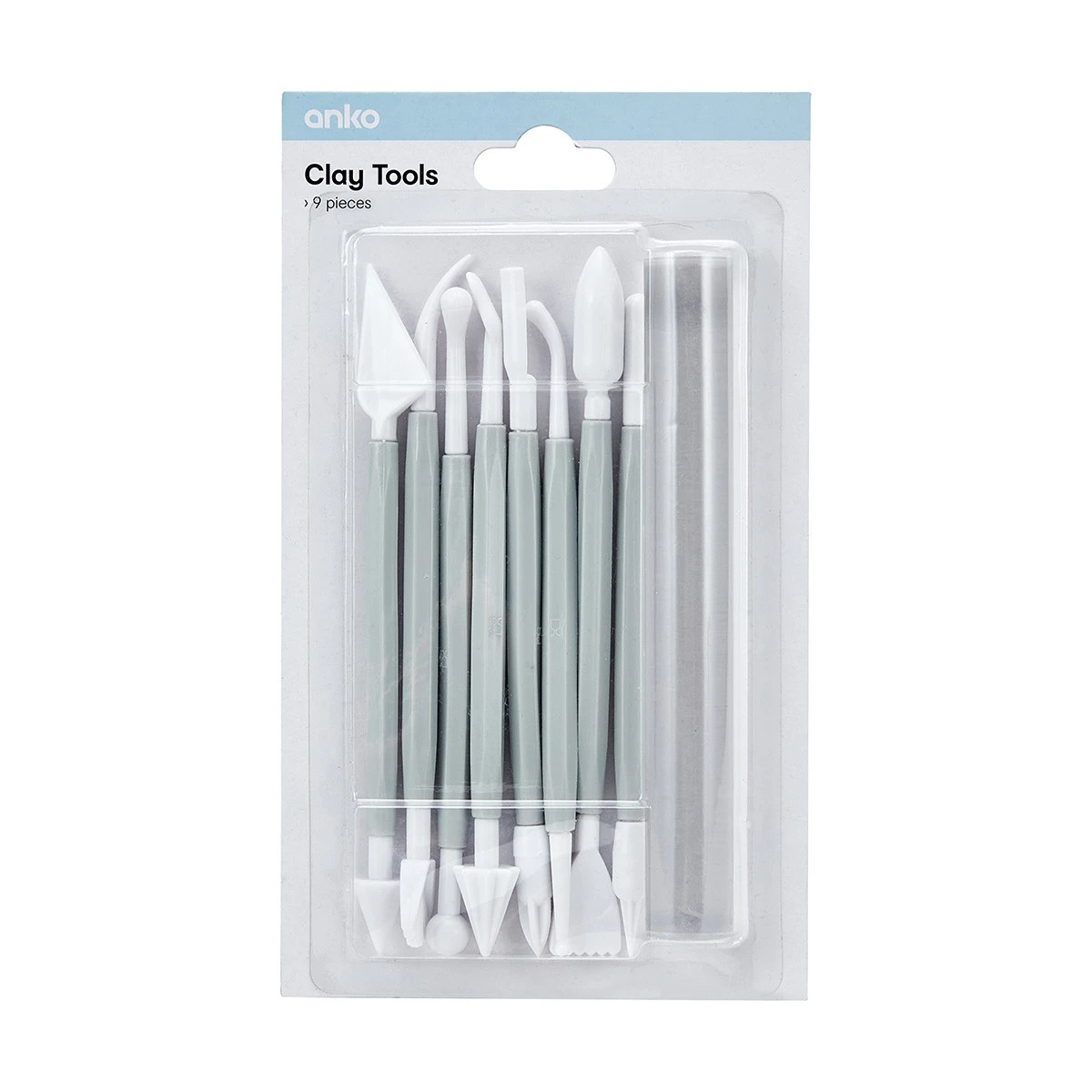 1 9 Piece Clay Tools, 1 of 7