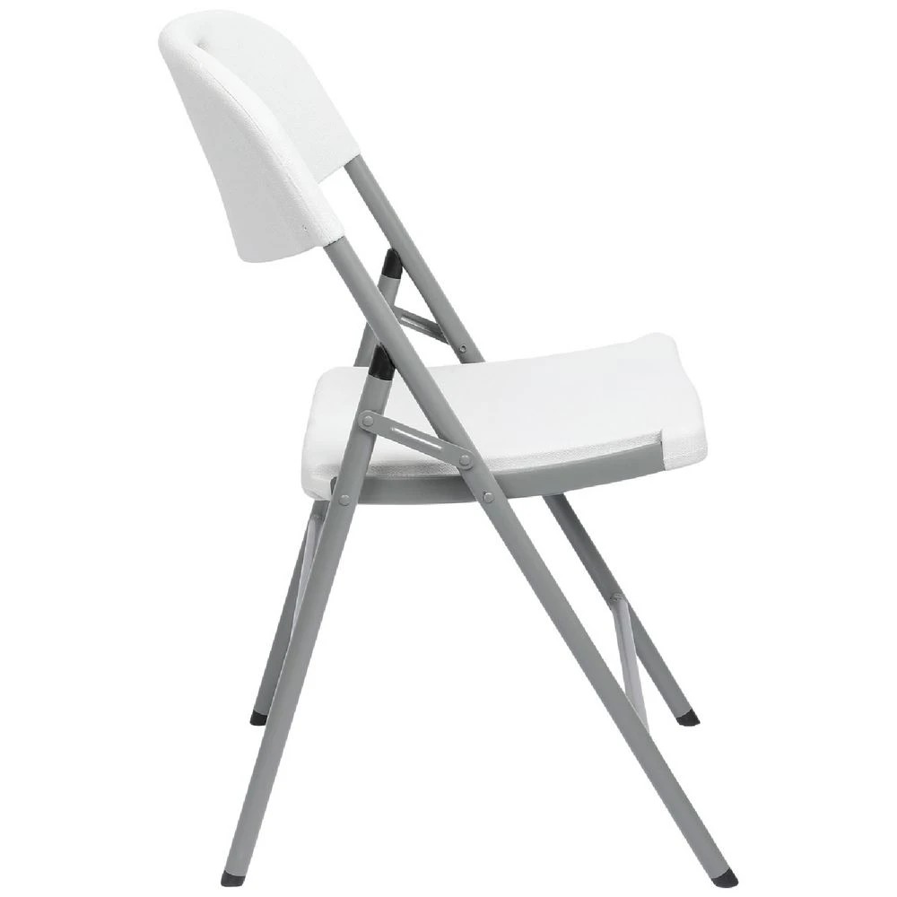 2 J.Burrows Outdoor Folding Chair White Visitor Chairs and Stools, 2 of 7
