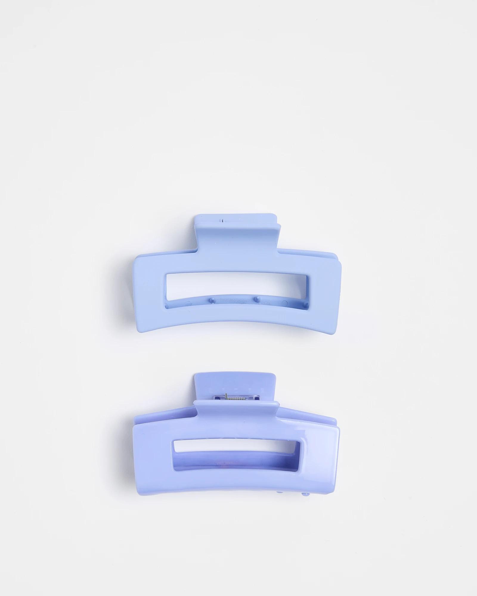 1 Target 2 Pack Large Rectangle Clips BLUE, 1 of 1