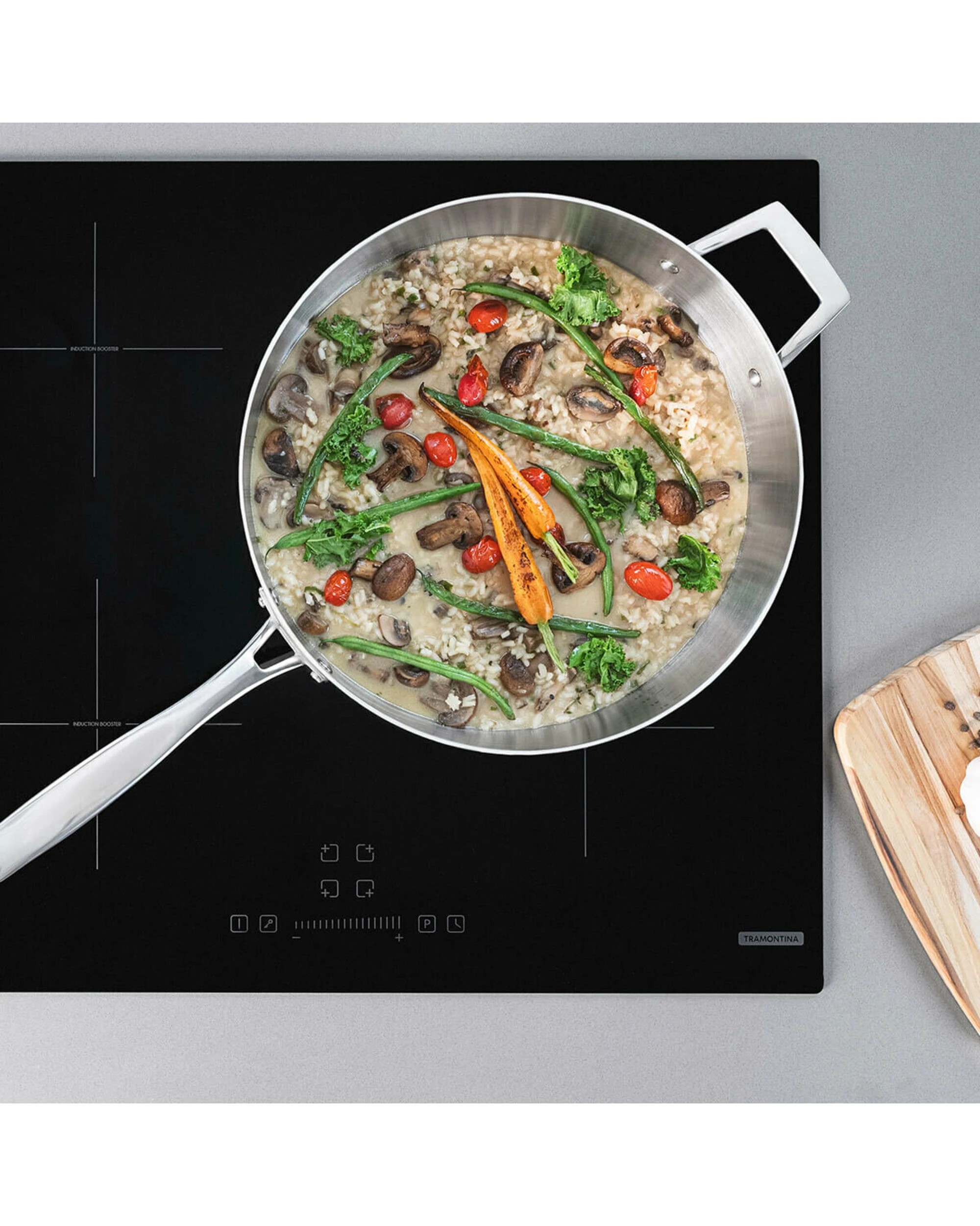 4 Tramontina Grano 30cm 5.6L Stainless Steel Saute Pan, 4 of 5
