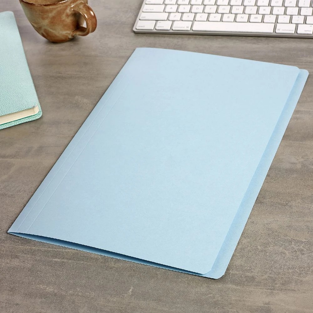 2 Avery Foolscap Manila Folder Light Blue 100 Pack, 2 of 2