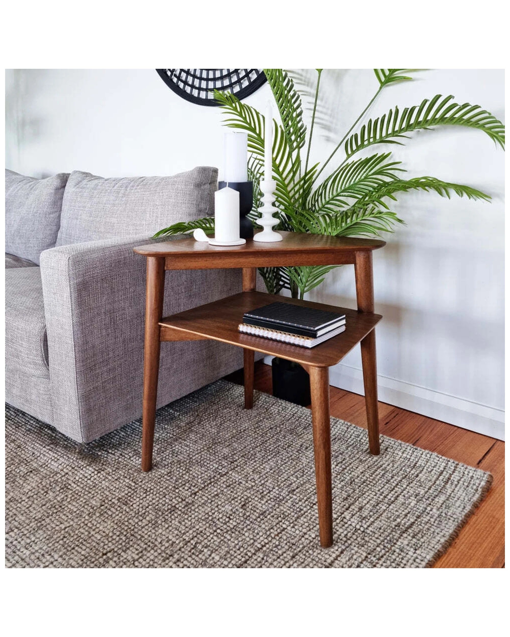 3 J.elliot Dayton 60x65cm Double Top Side Table Living Room Furniture Natural
 - Natural, 3 of 3