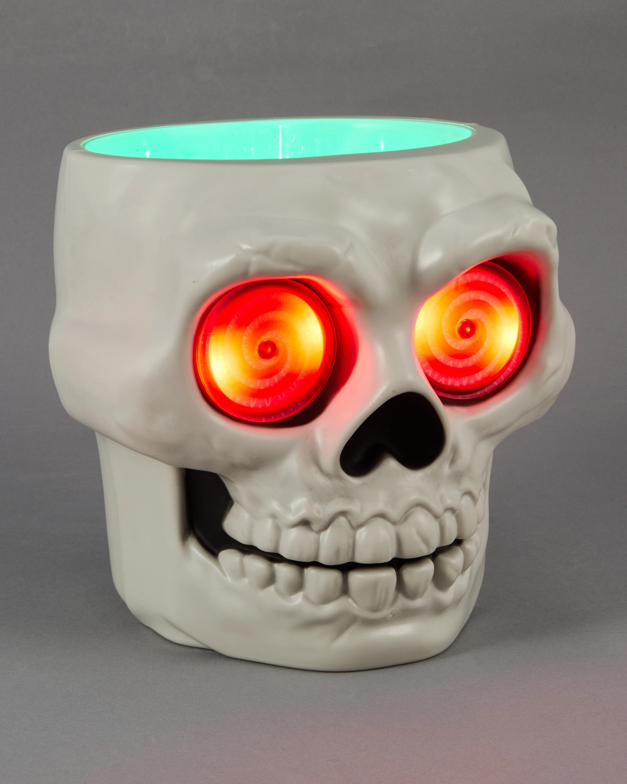 1 Battery Operated Light and Sound Skull Candy Bowl, 1 of 9