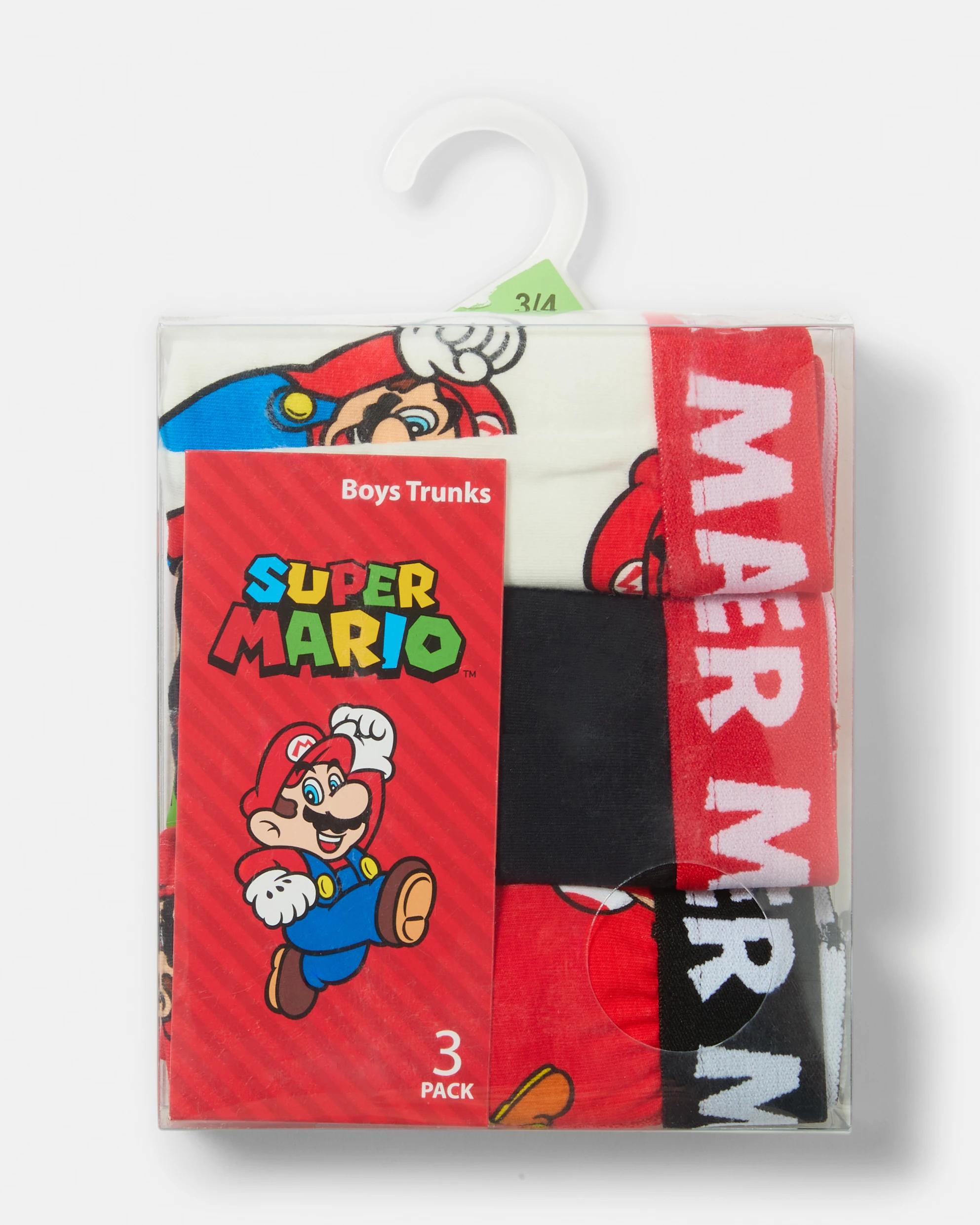 6 3 Pack Super Mario License Trunks Supermario, 6 of 6