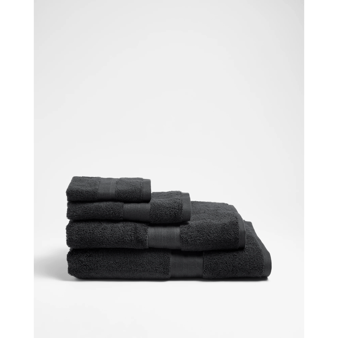 3 Grandeur Bath Towel
 - Black, 3 of 3