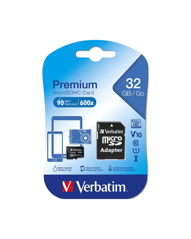 Verbatim Premium microSDHC Card - 