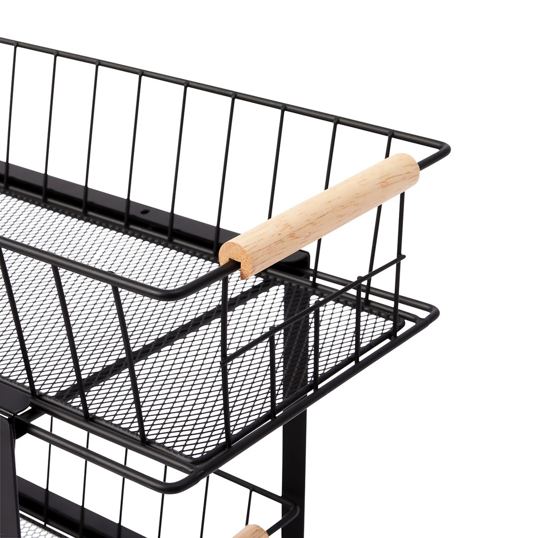 6 Wire and Wood 2 Tiered Drawers, 6 of 8