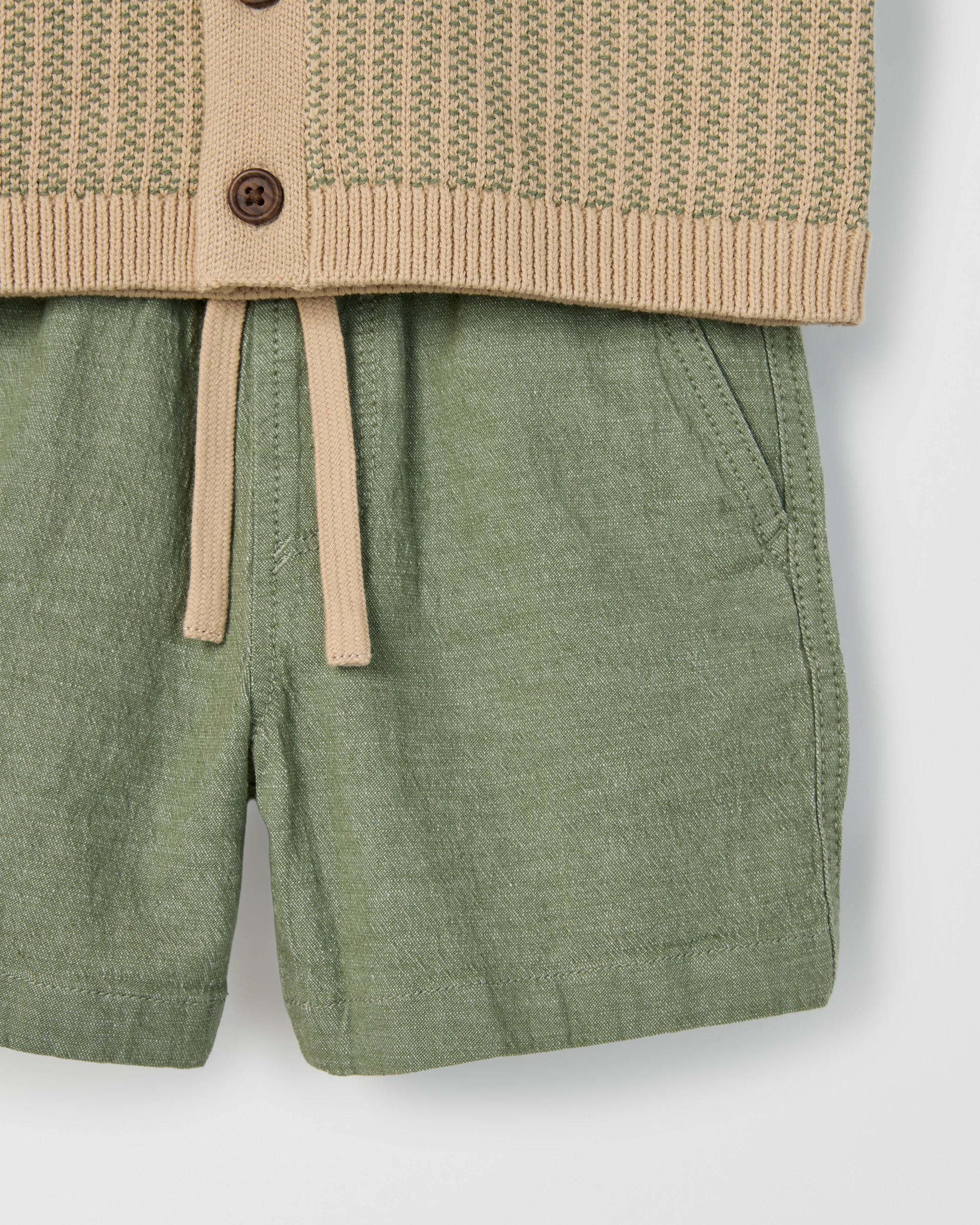 6 Target Kids Shirt & Shorts Knit Set SEA SPRAY, 6 of 7