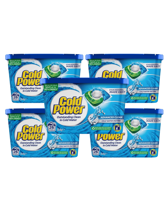Cold Power Pk26 Laundry Capsules Advancedx5