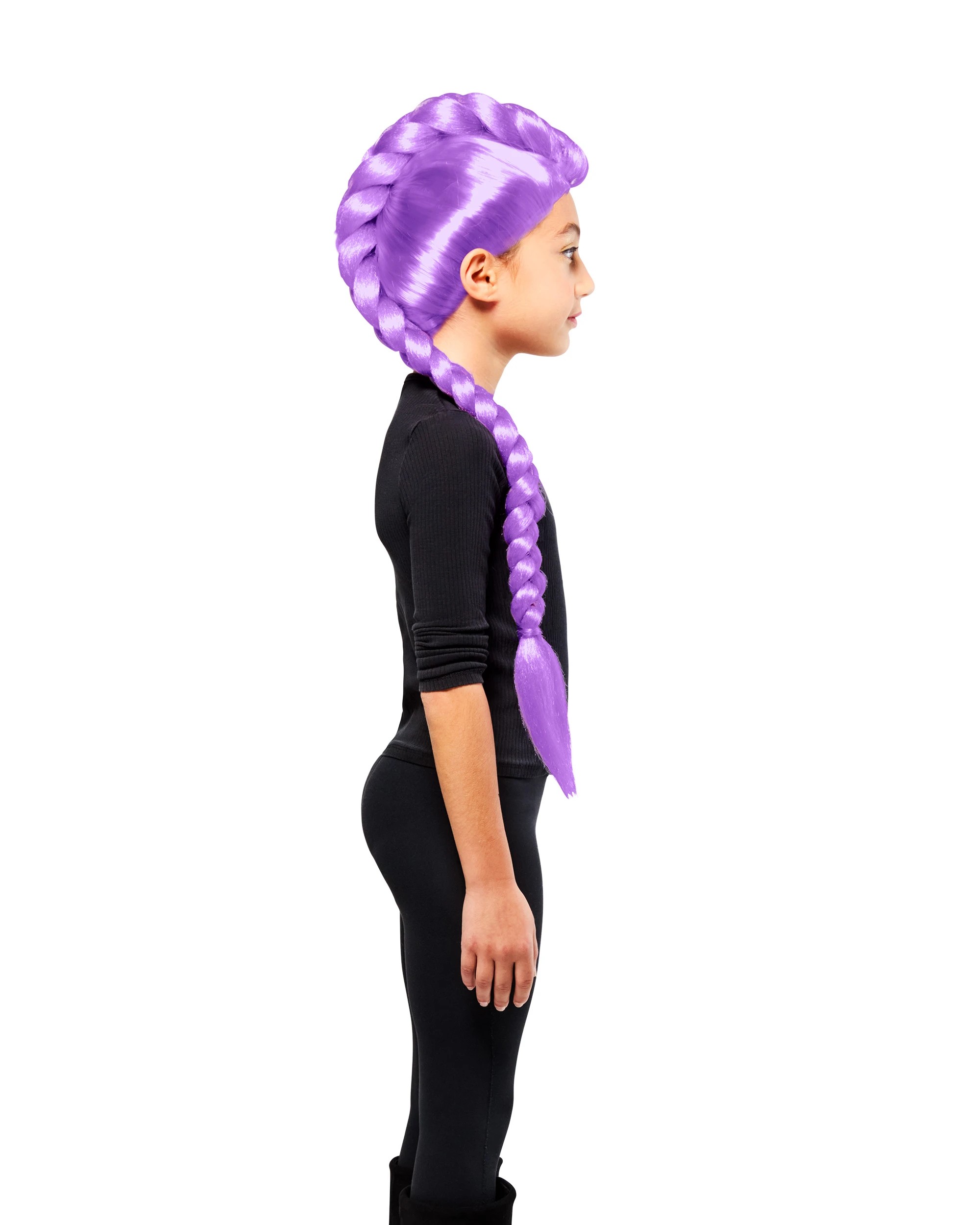 3 KPop Demon Hunters Kpop Demon Hunter Rumi Wig - Purple, 3 of 4