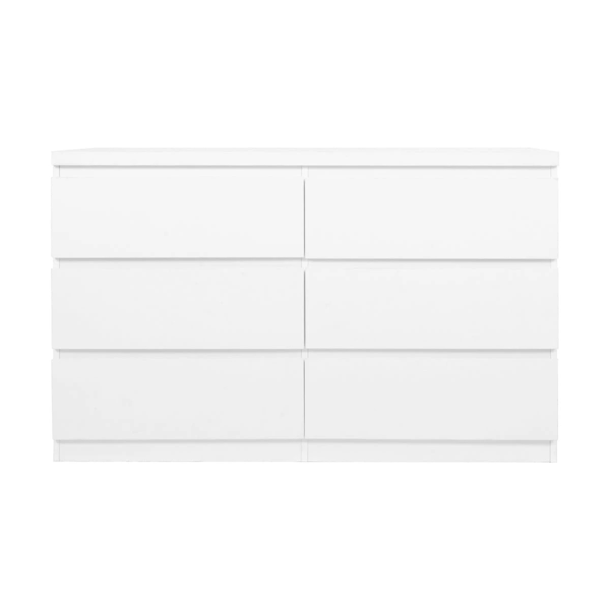 3 6 Drawer Dresser - White, 3 of 4