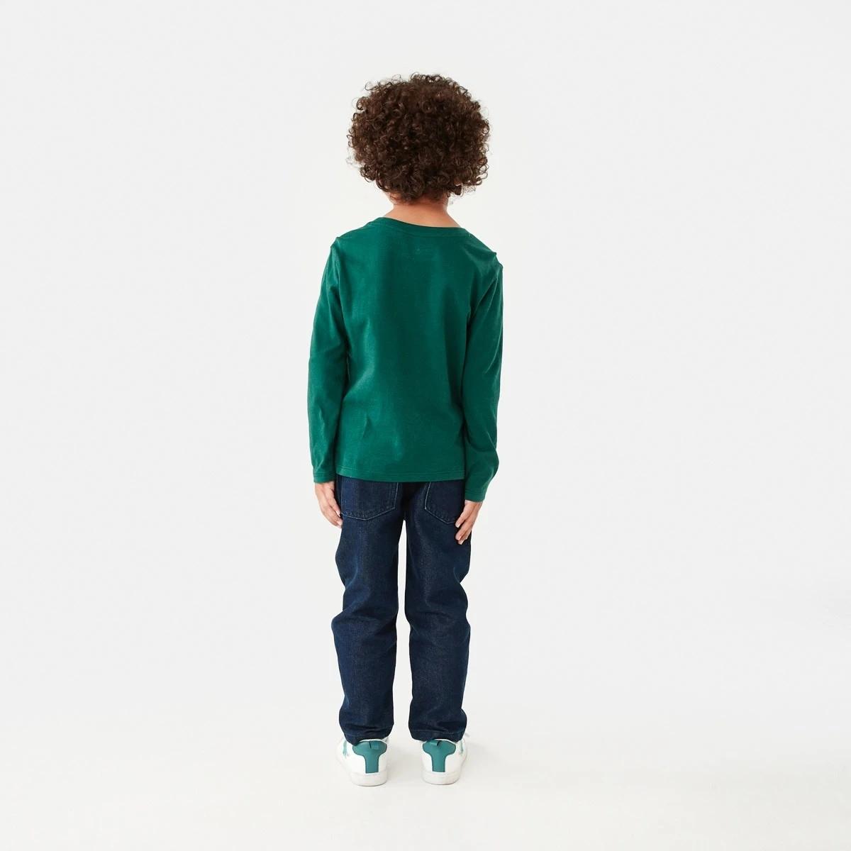 6 Long Sleeve Print T-shirt Grn Awesom, 6 of 8