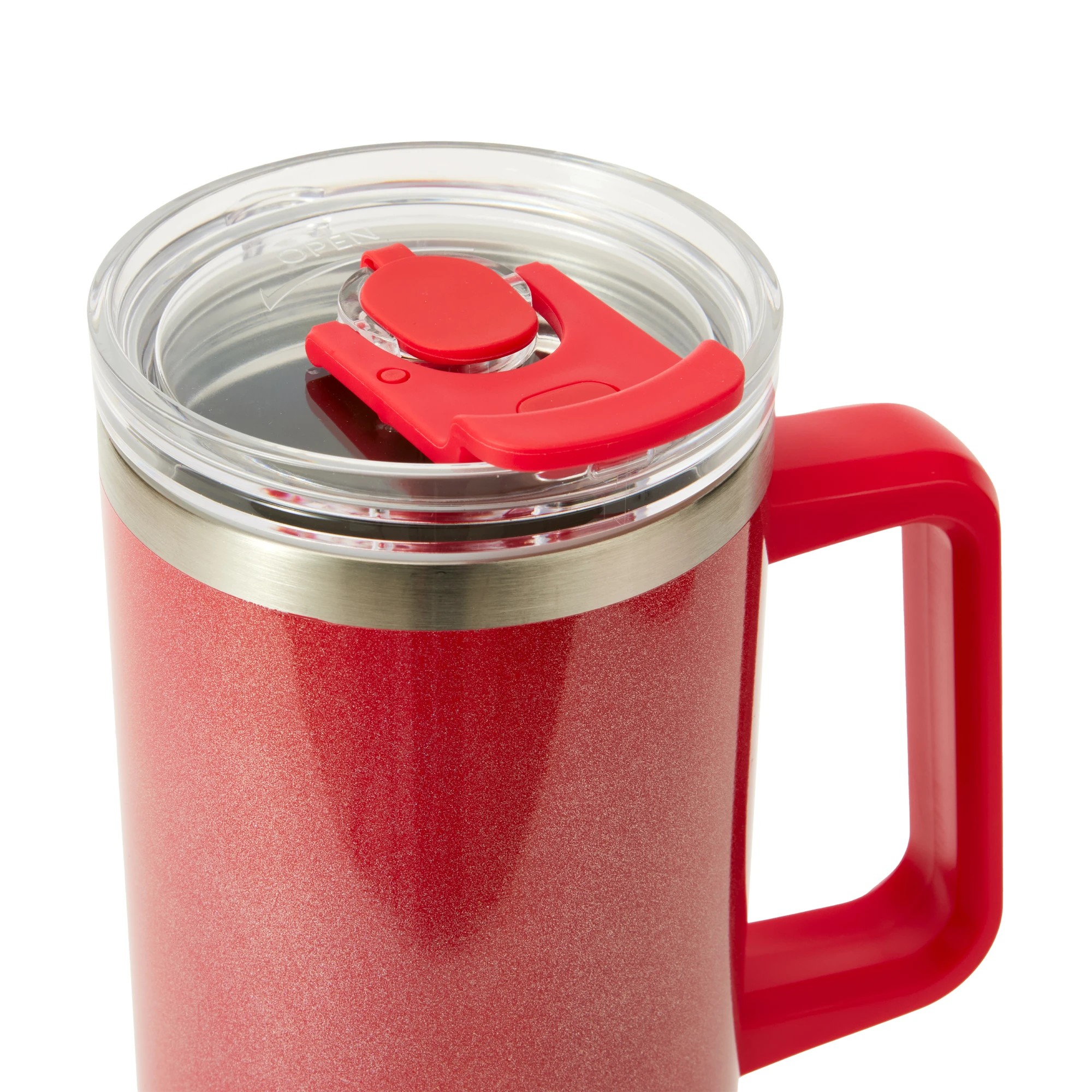 5 1.18L Pearl Red Jumbo Tumbler with Handle, 5 of 7