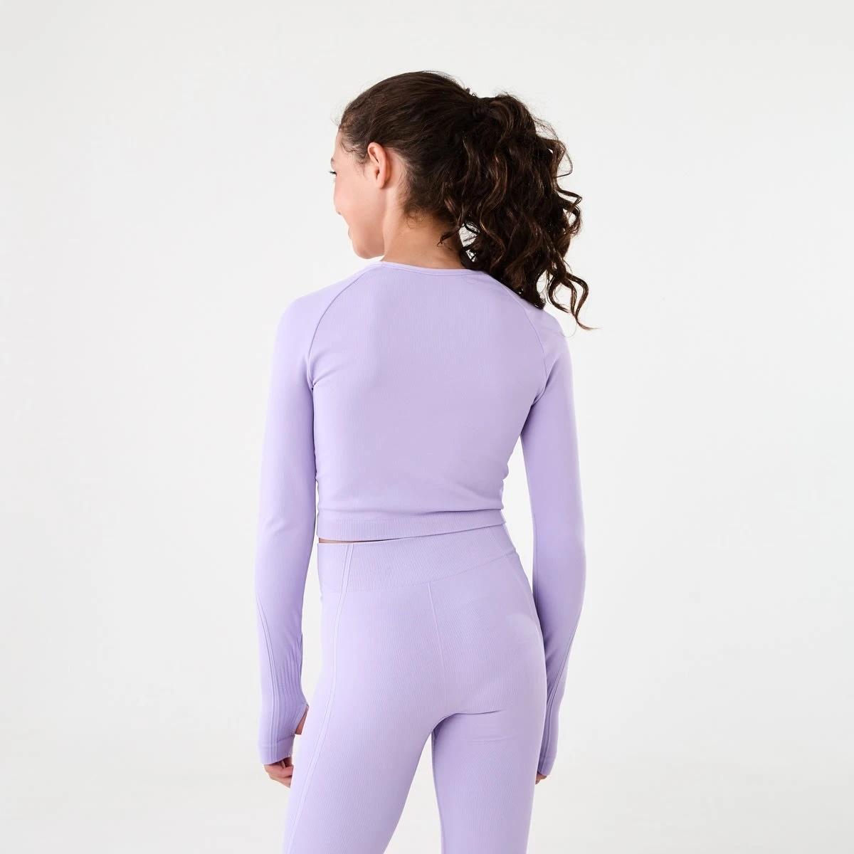 2 Active Long Sleeve Seamfree Top Ptl Purple, 2 of 9