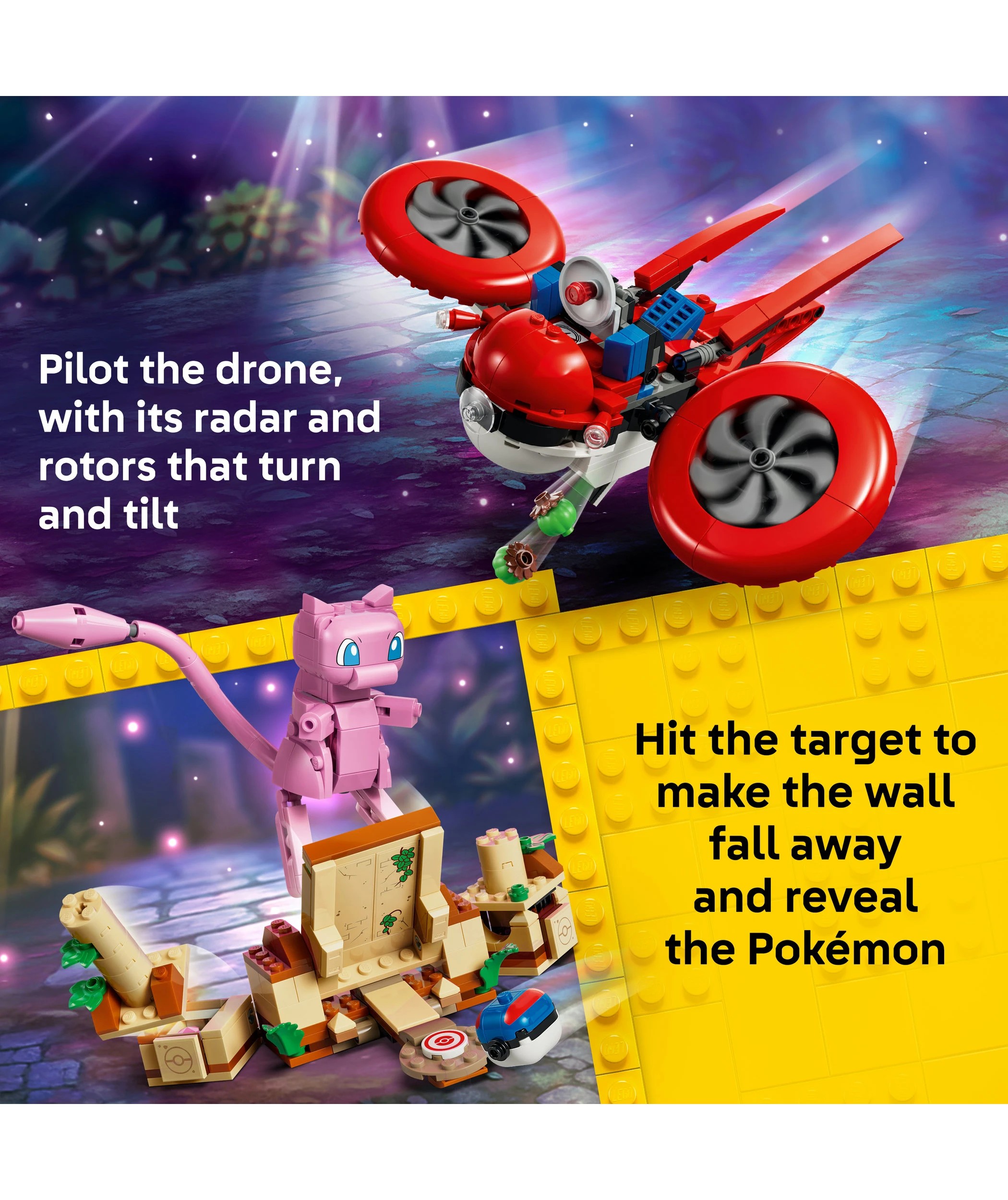 5 LEGO Pokemon SMART Play: Drone Search for Mythical Mew 72161, 5 of 11