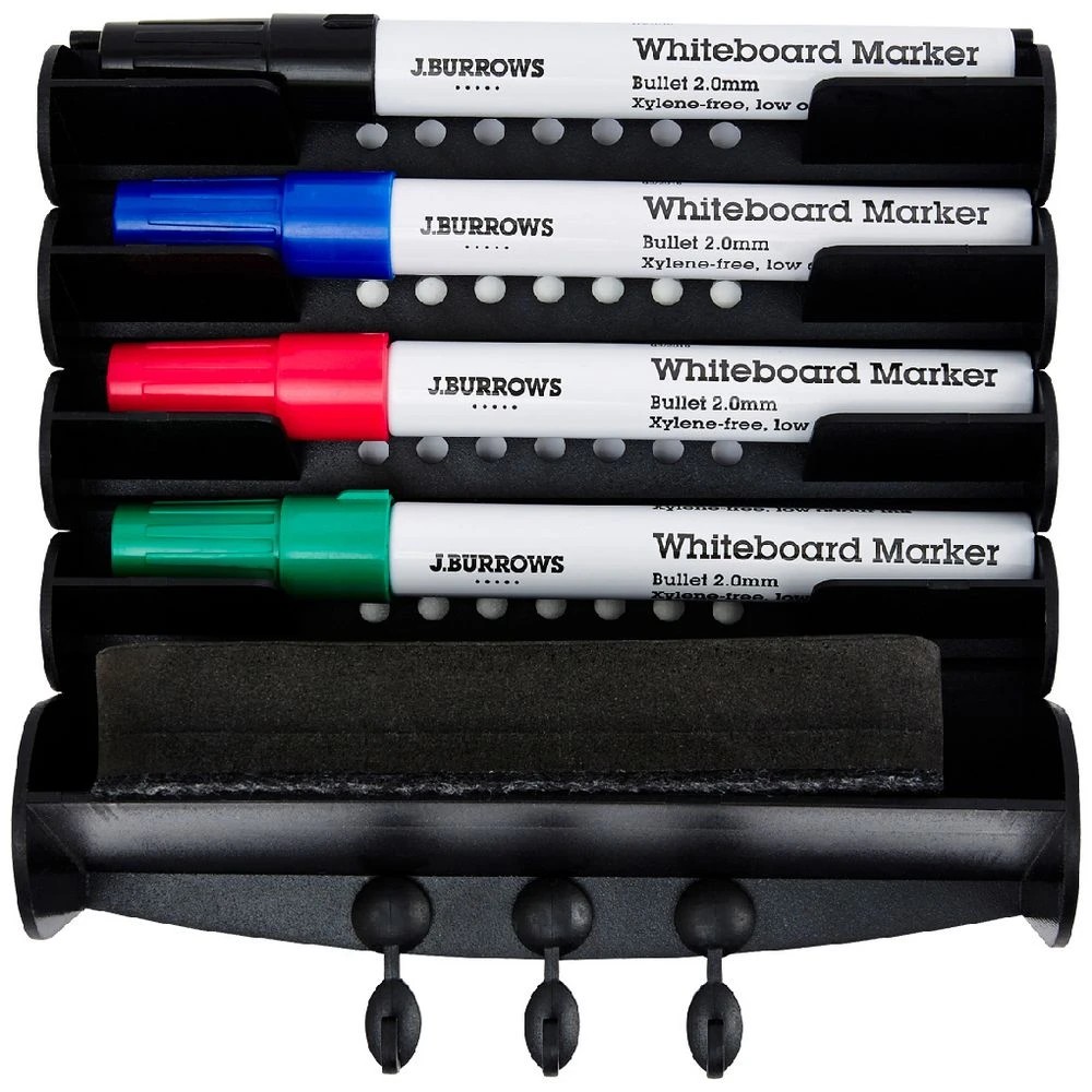 1 J.Burrows Marker Station with 4 Markers and 1 Eraser, 1 of 4