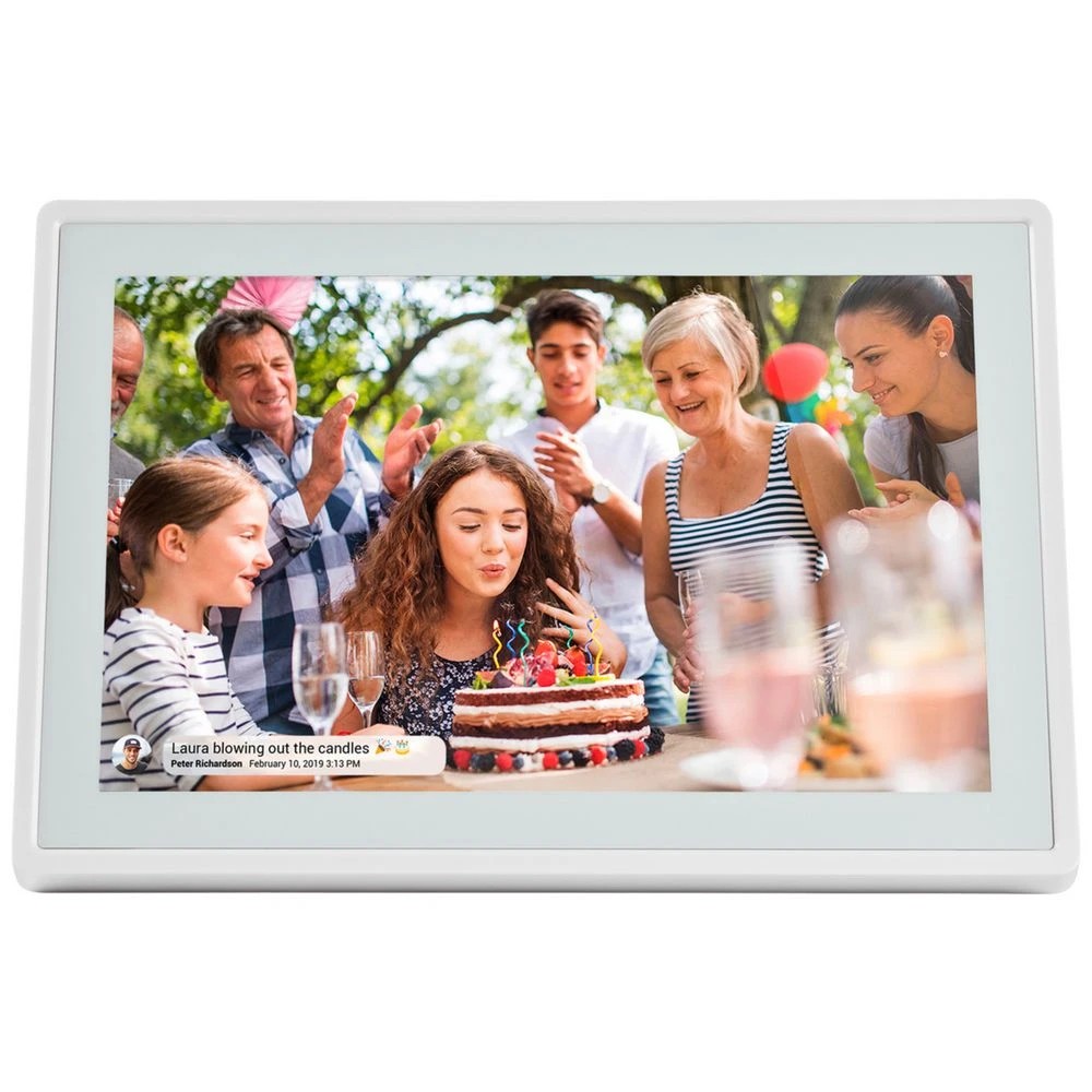 1 Jackson Frameo 10.1" Smart Photo Frame 16GB White, 1 of 4