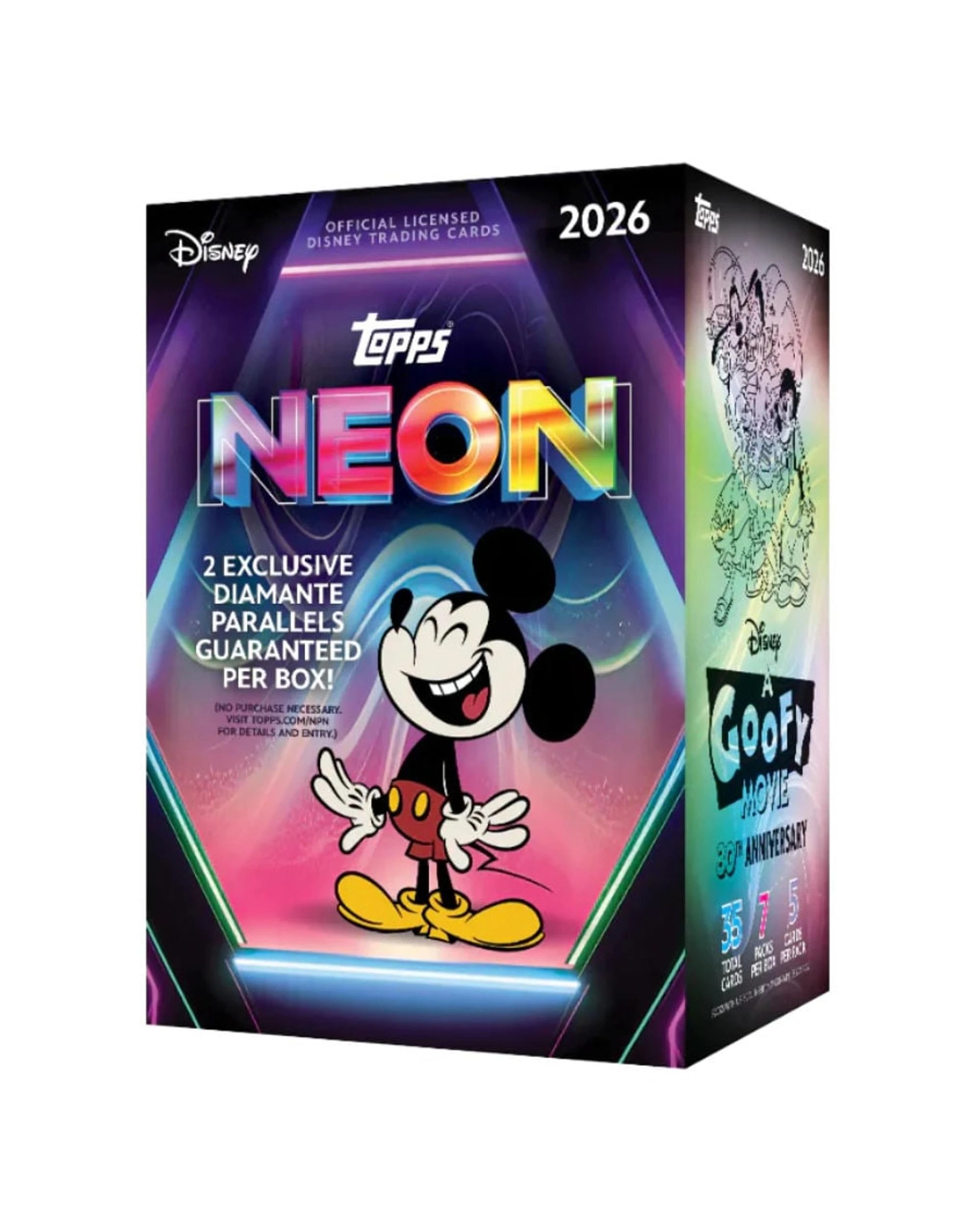 1 Topps 2026 Disney Neon Blaster Box, 1 of 10