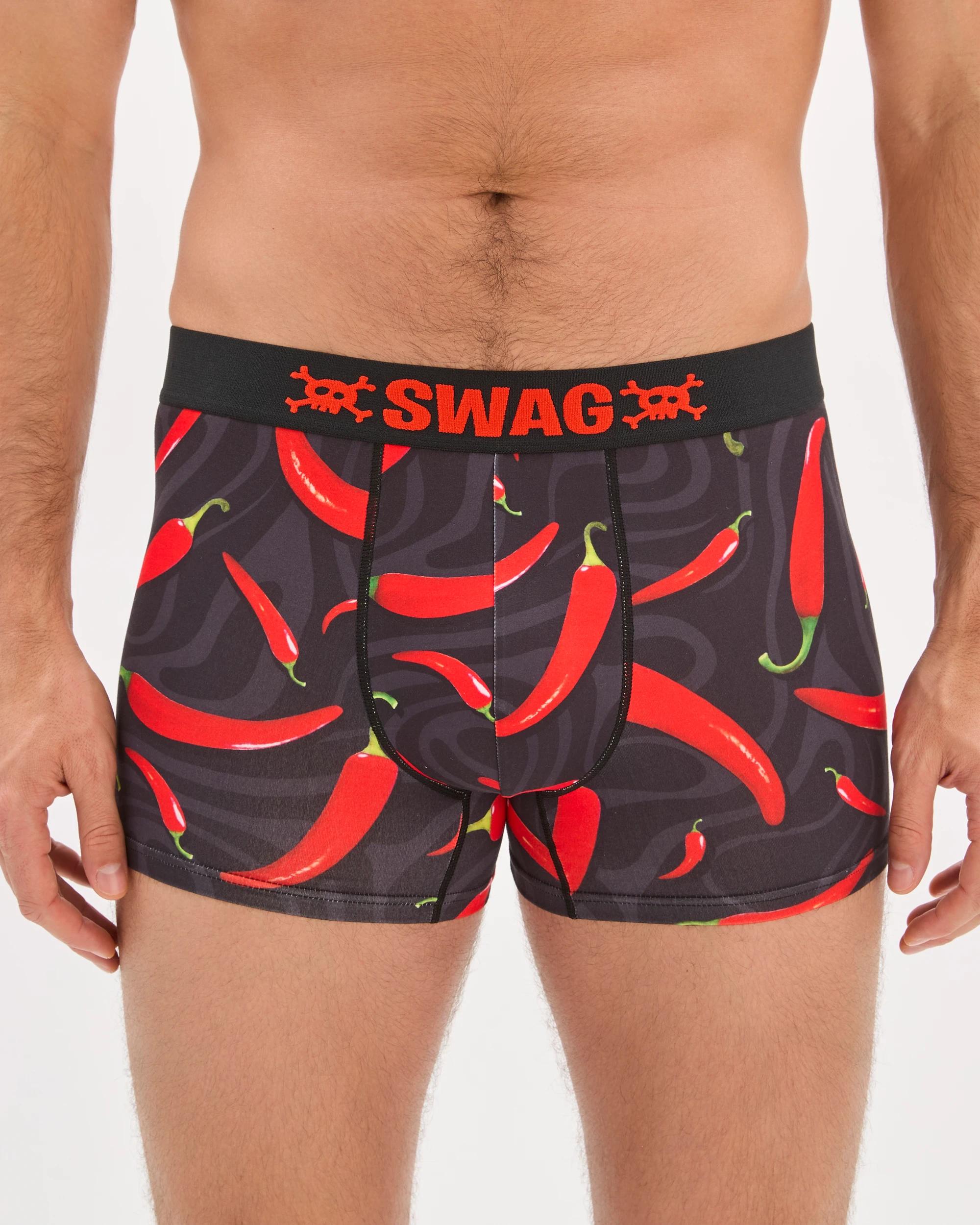 3 Swag  Trunks - Chilli BLACK, 3 of 4