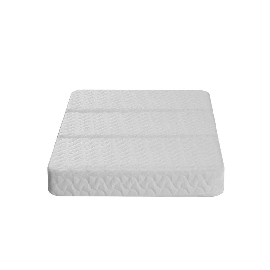 4 Giselle Bedding Foldable Mattress Folding Foam Cot Bed Guest Mattress Portable Easy Storage Comfortable Support - White, 4 of 6
