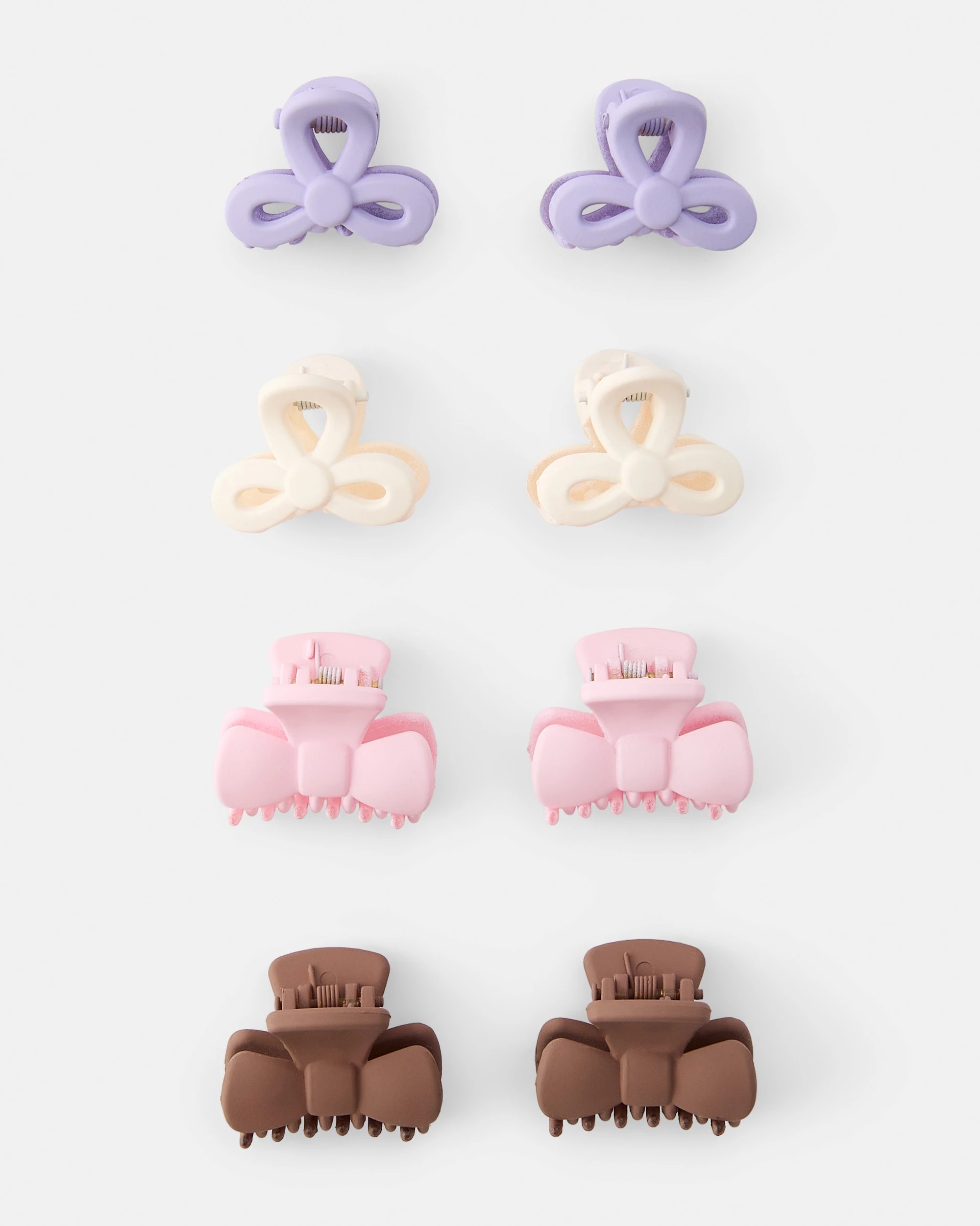 1 8 Pack Claw Hair Clips, 1 of 3
