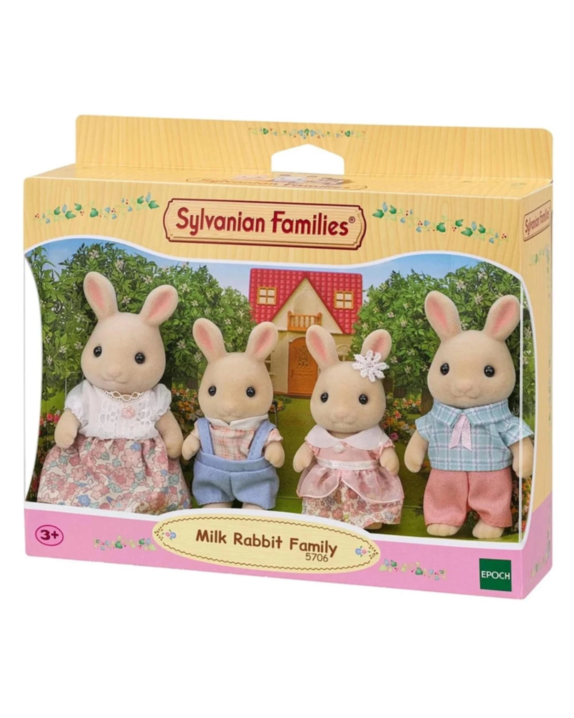 1 Sylvanian Families Milk Rabbit Family - 5706, 1 of 1