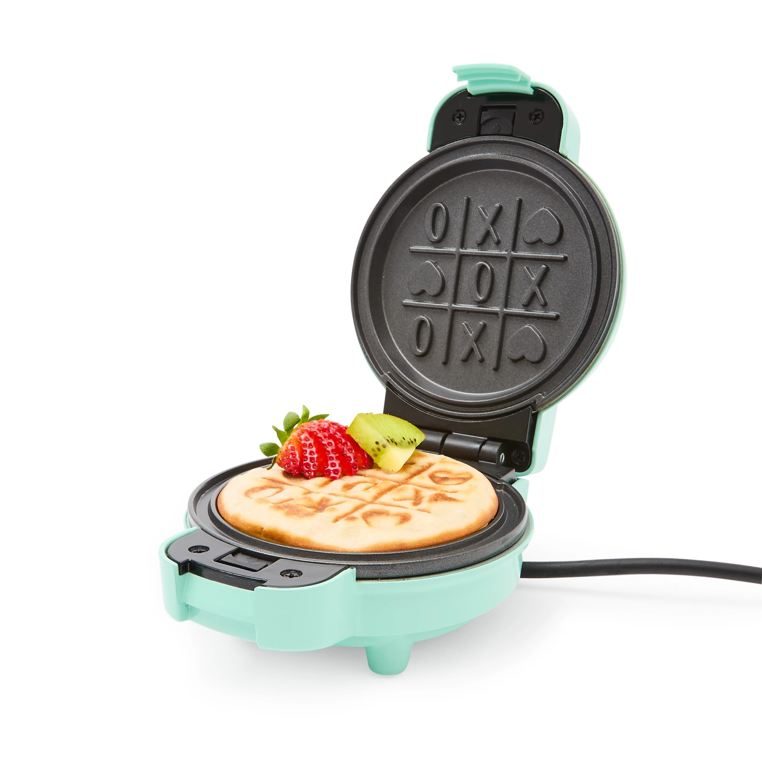 1 Multi Plate Waffle Maker - Aqua Green, 1 of 8