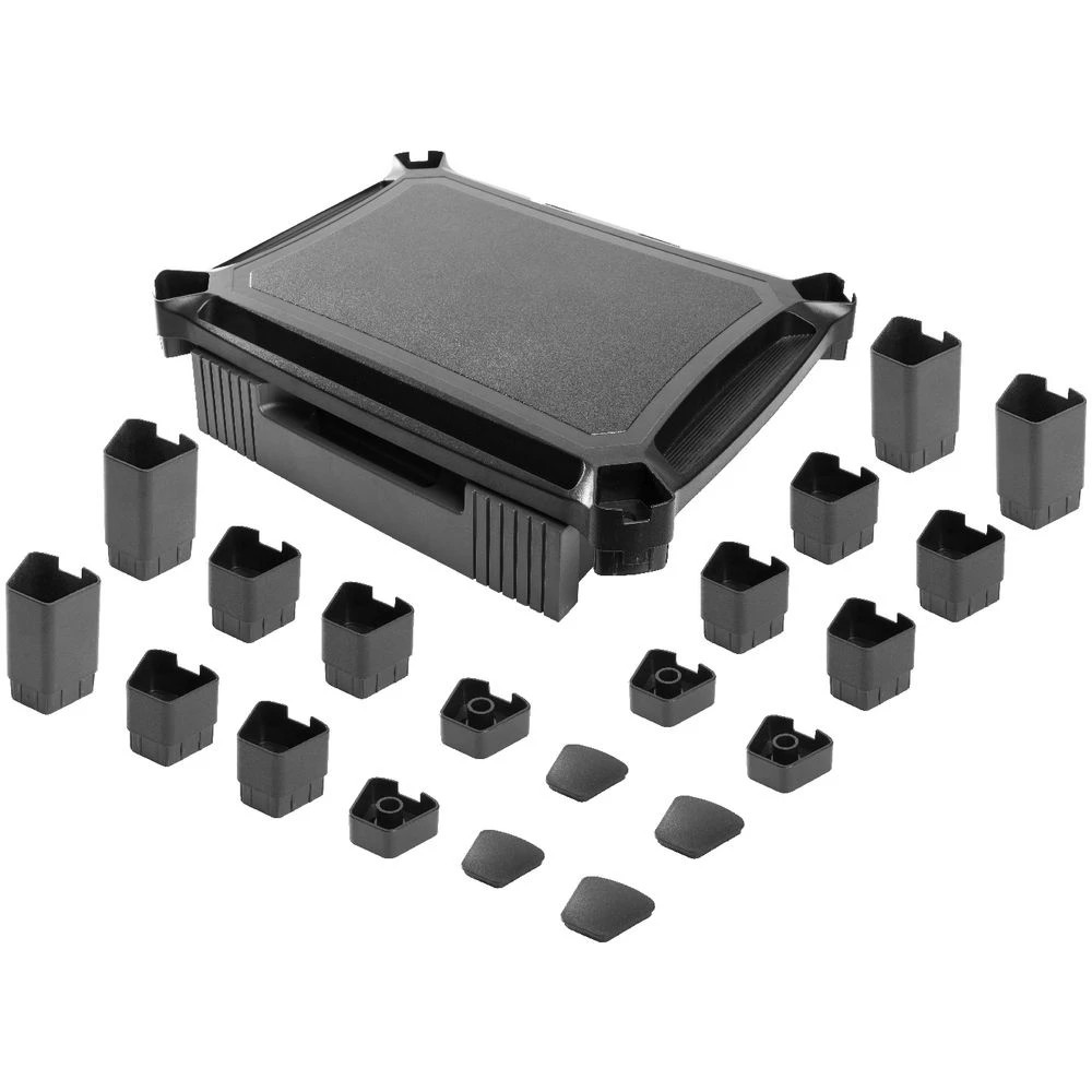 5 J.Burrows Monitor Riser with Drawer Black, 5 of 10