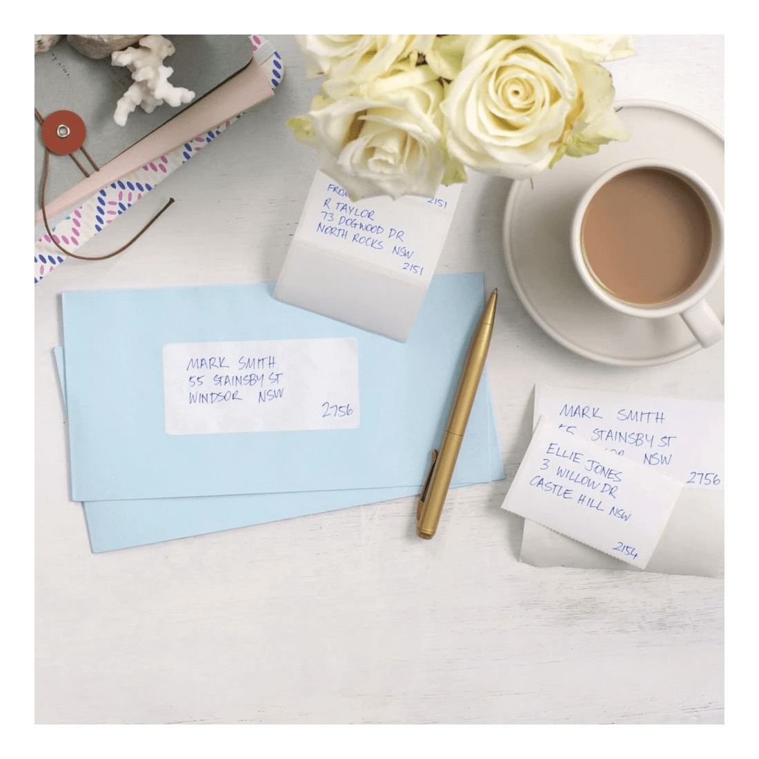 2 Avery Roll Address Labels 89 x 24mm White 250 Pack, 2 of 2