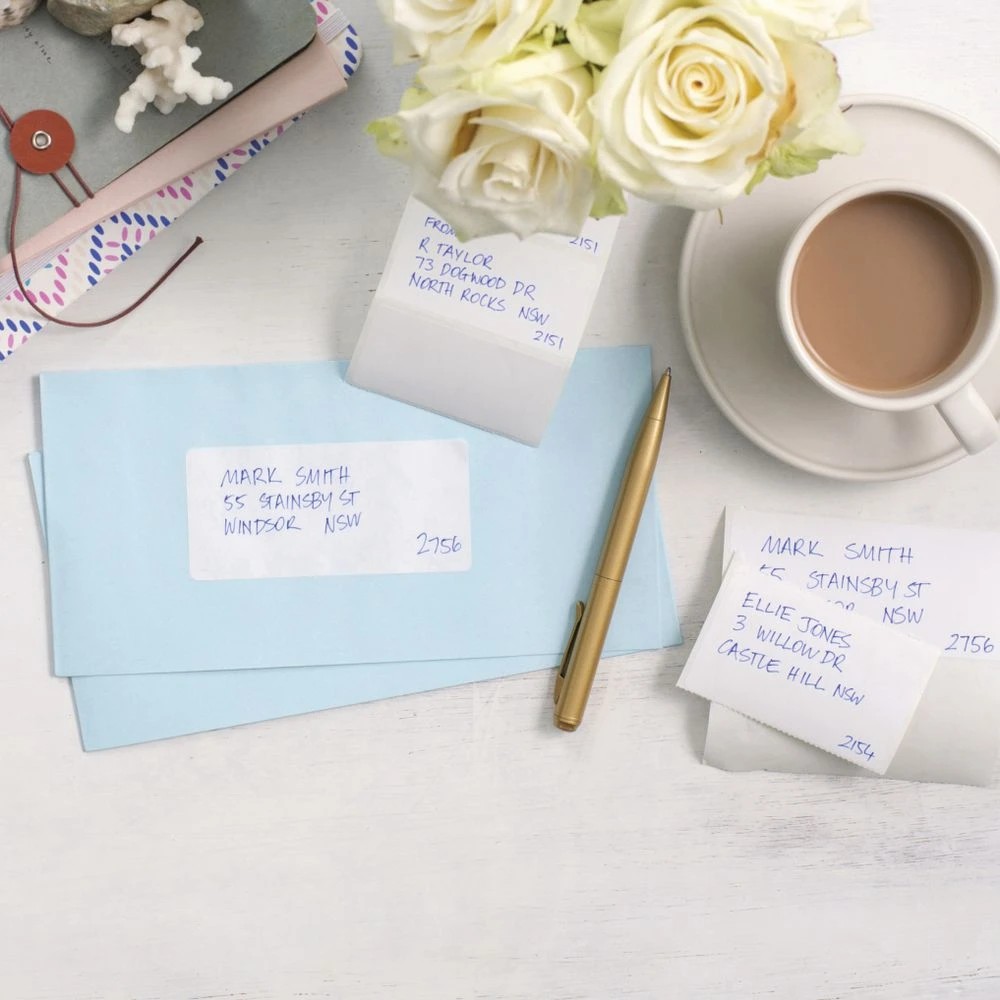 2 Avery Roll Address Labels 89 x 24mm White 250 Pack, 2 of 2