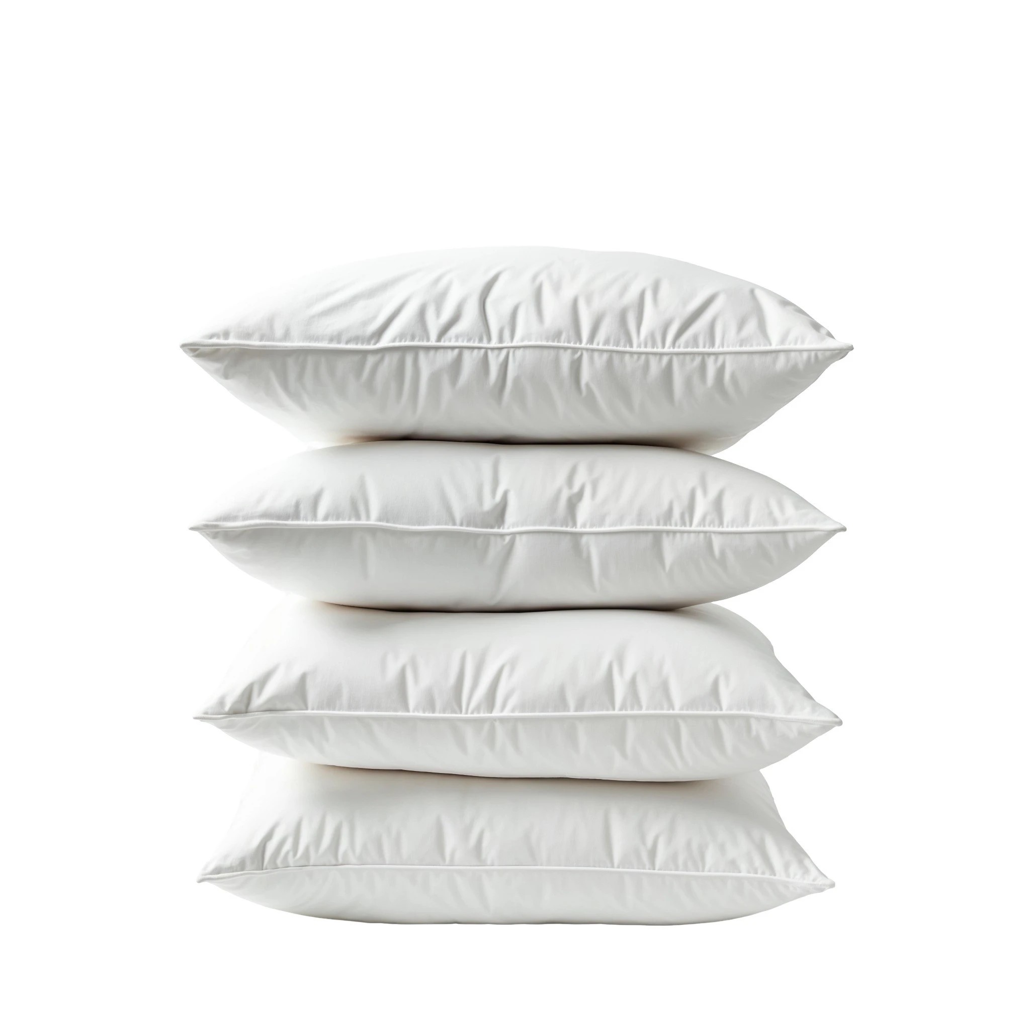 2 Royal Comfort Goose Feather Down Pillows 1000GSM Hotel Quality 4 Pack - White, 2 of 7
