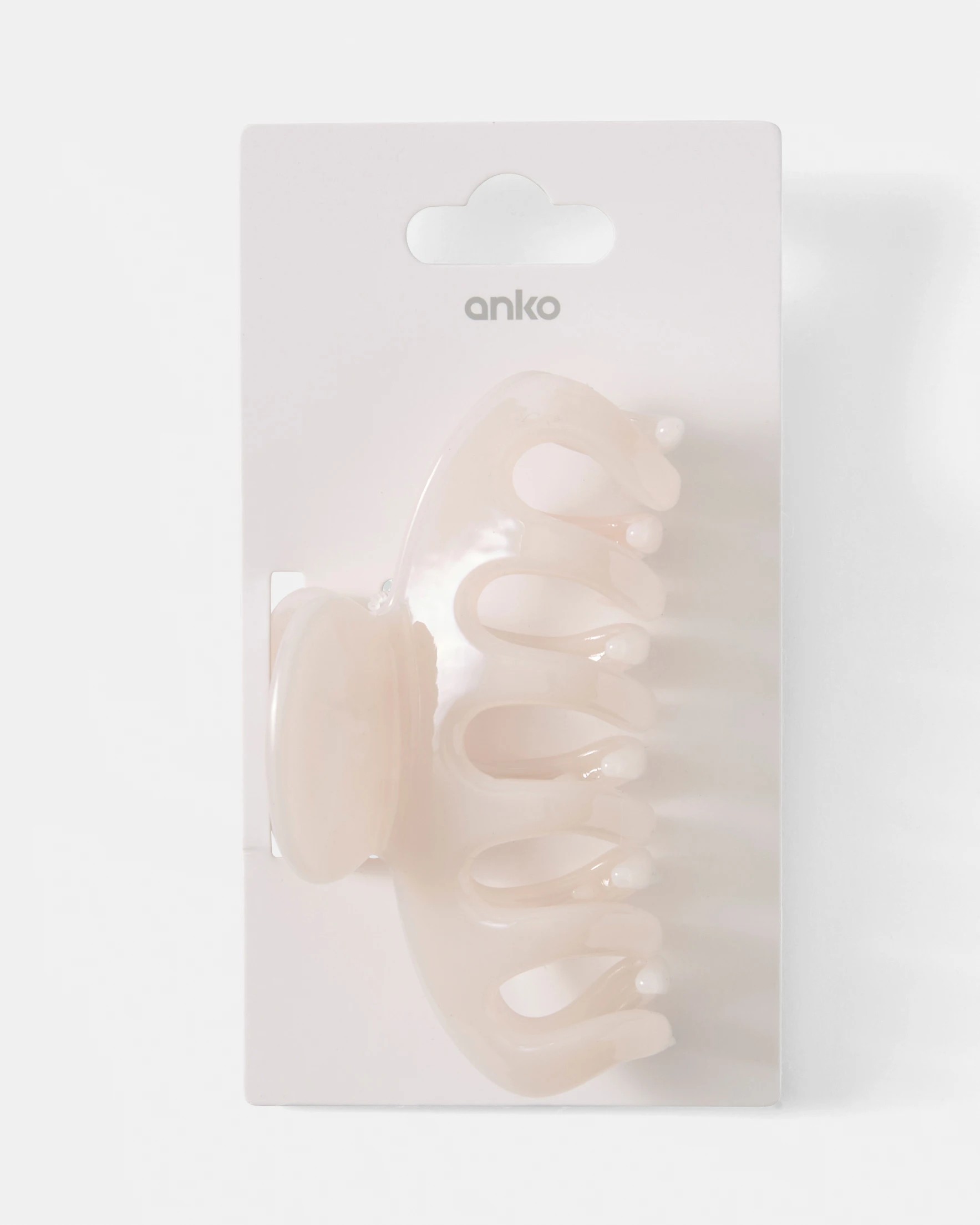 4 White Jelly Claw Hair Clip, 4 of 4