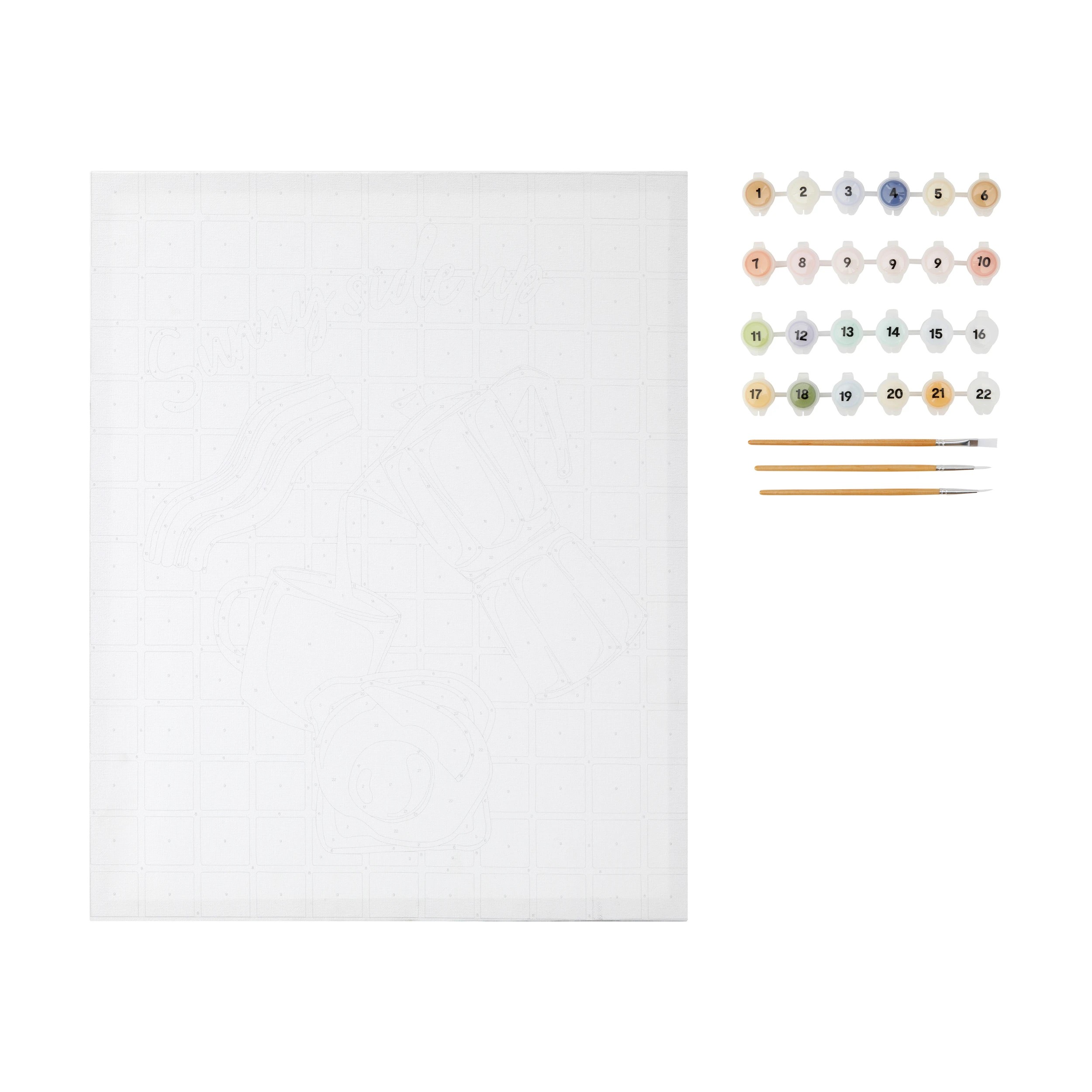 2 29 Piece Paint by Numbers – Breakfast, 2 of 3