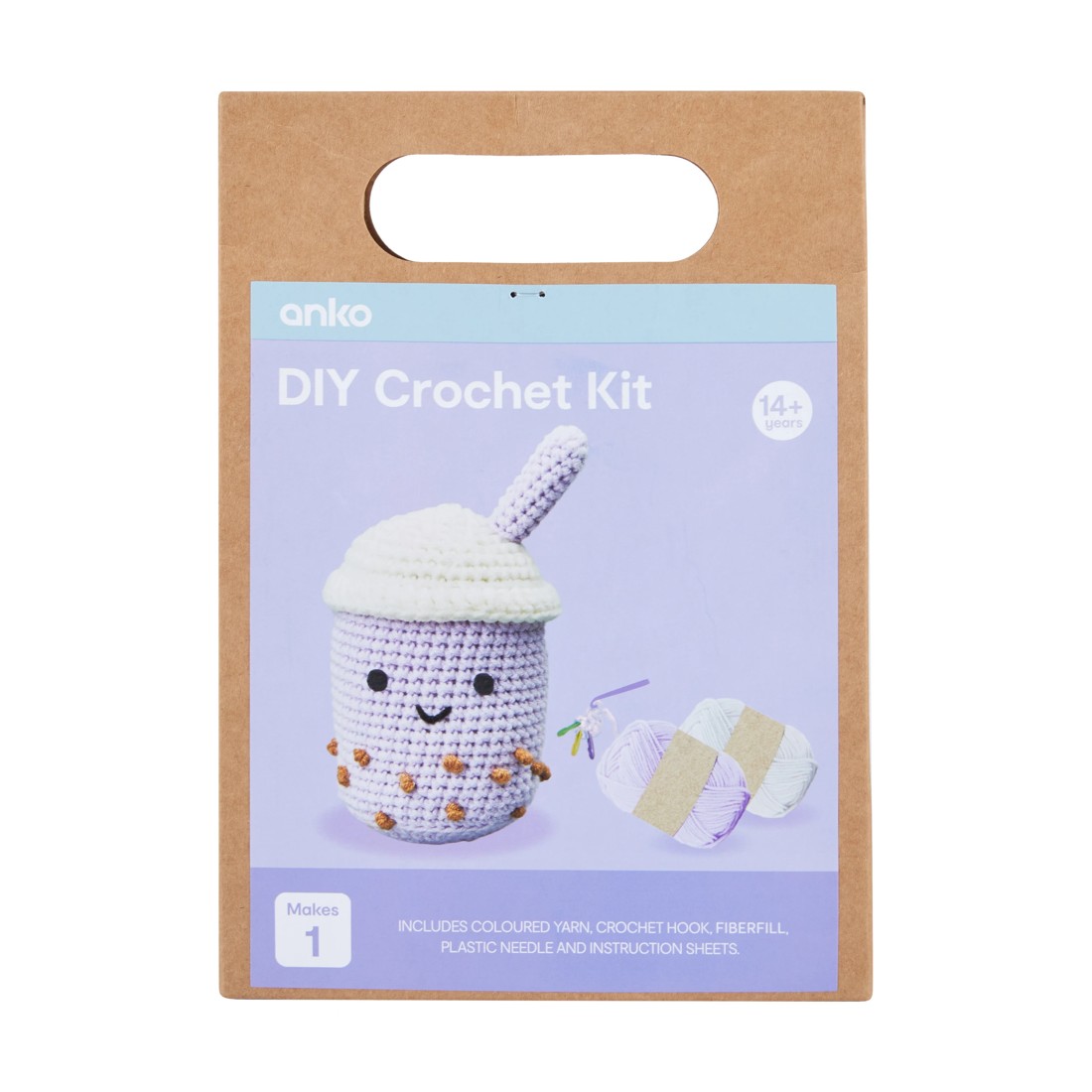 1 DIY Crochet Kit - Bubble Tea, 1 of 3