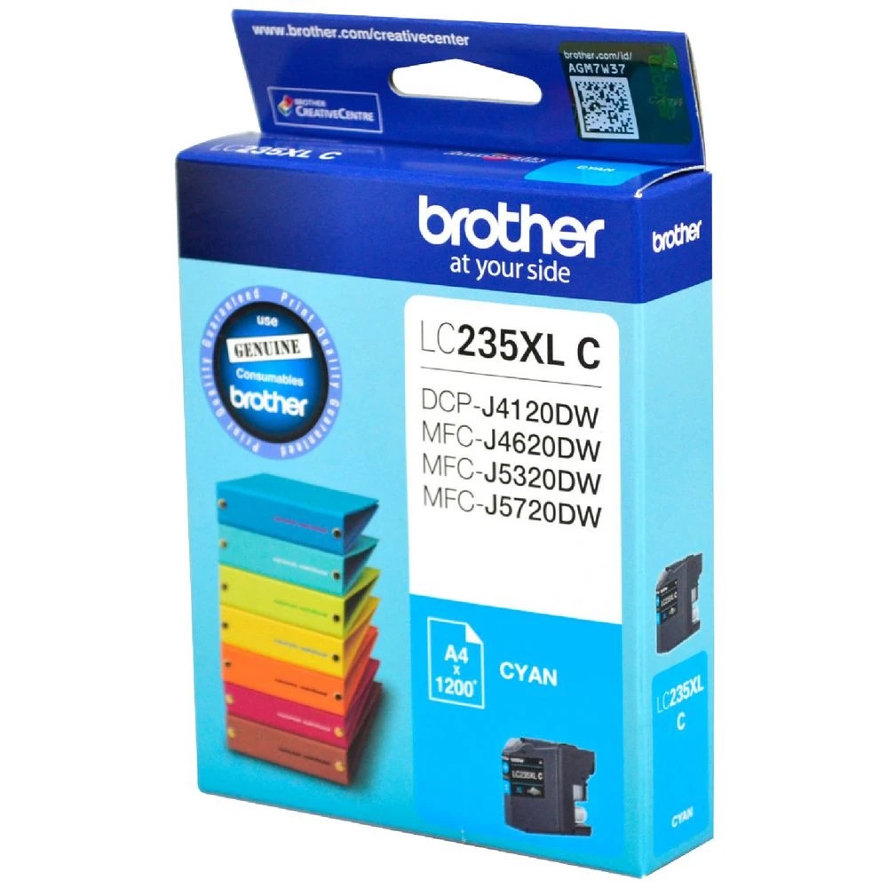 1 Brother LC 235XL Ink Cartridge Cyan, 1 of 2