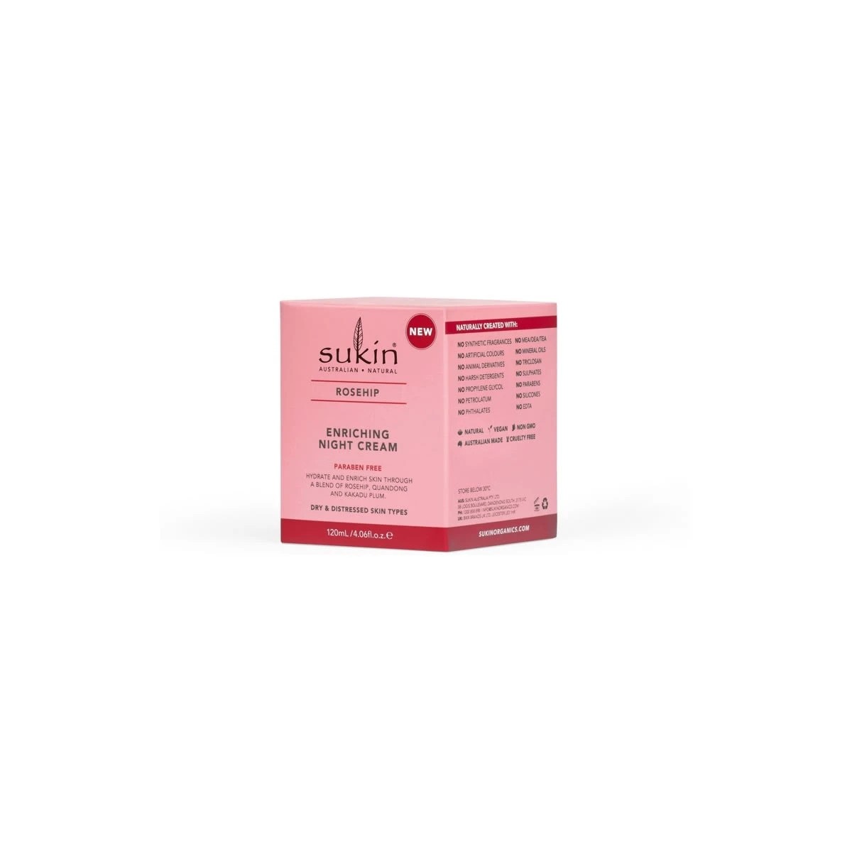 3 Sukin Rosehip Enriching Night Cream 120ml, 3 of 3