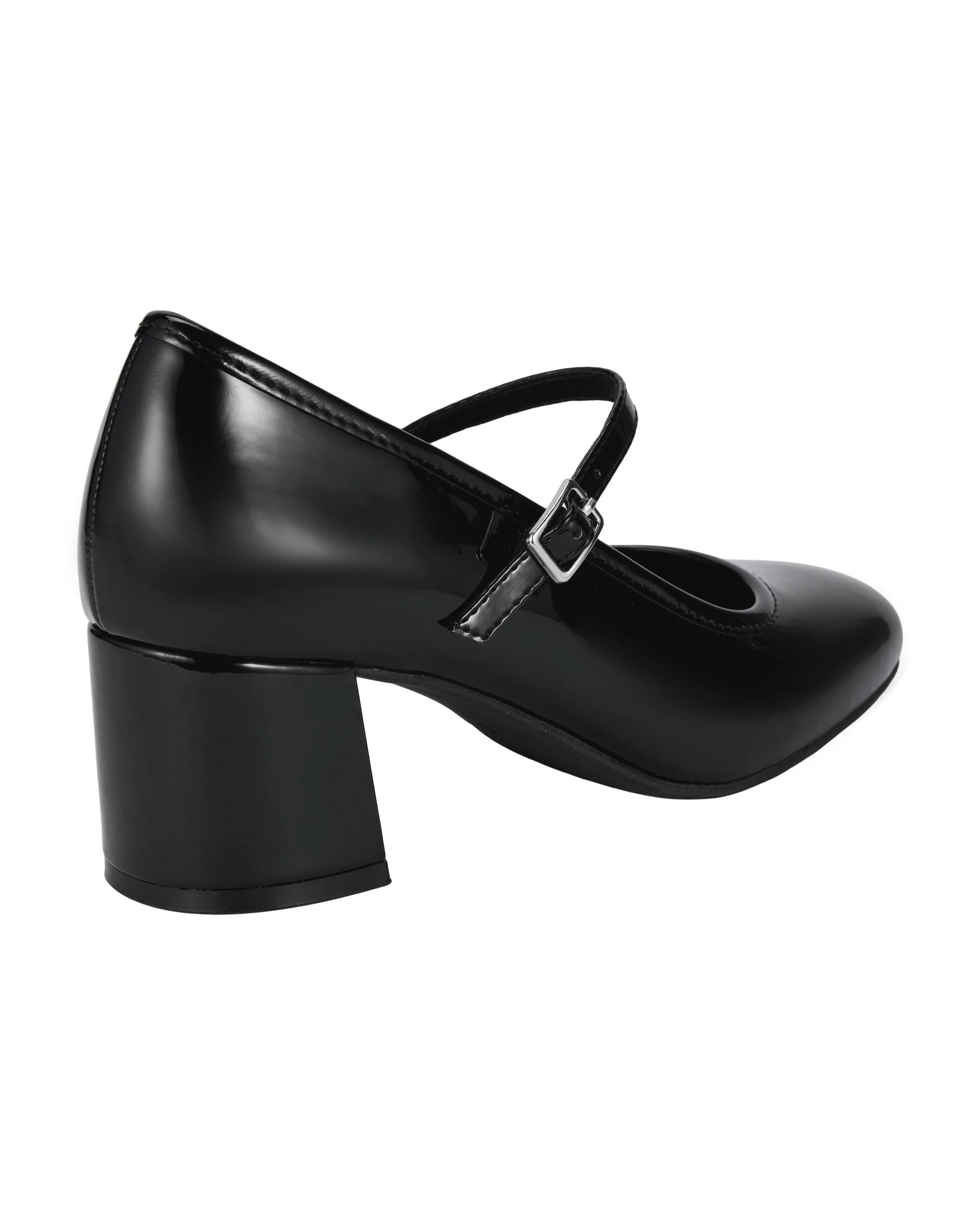 4 Buckle Heels Black, 4 of 5