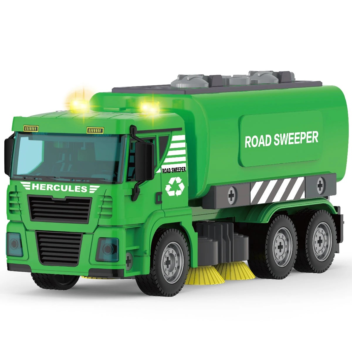 8 Construct-It Build-ables Plus - Road Sweeper, Work Vehicle, 8 of 8