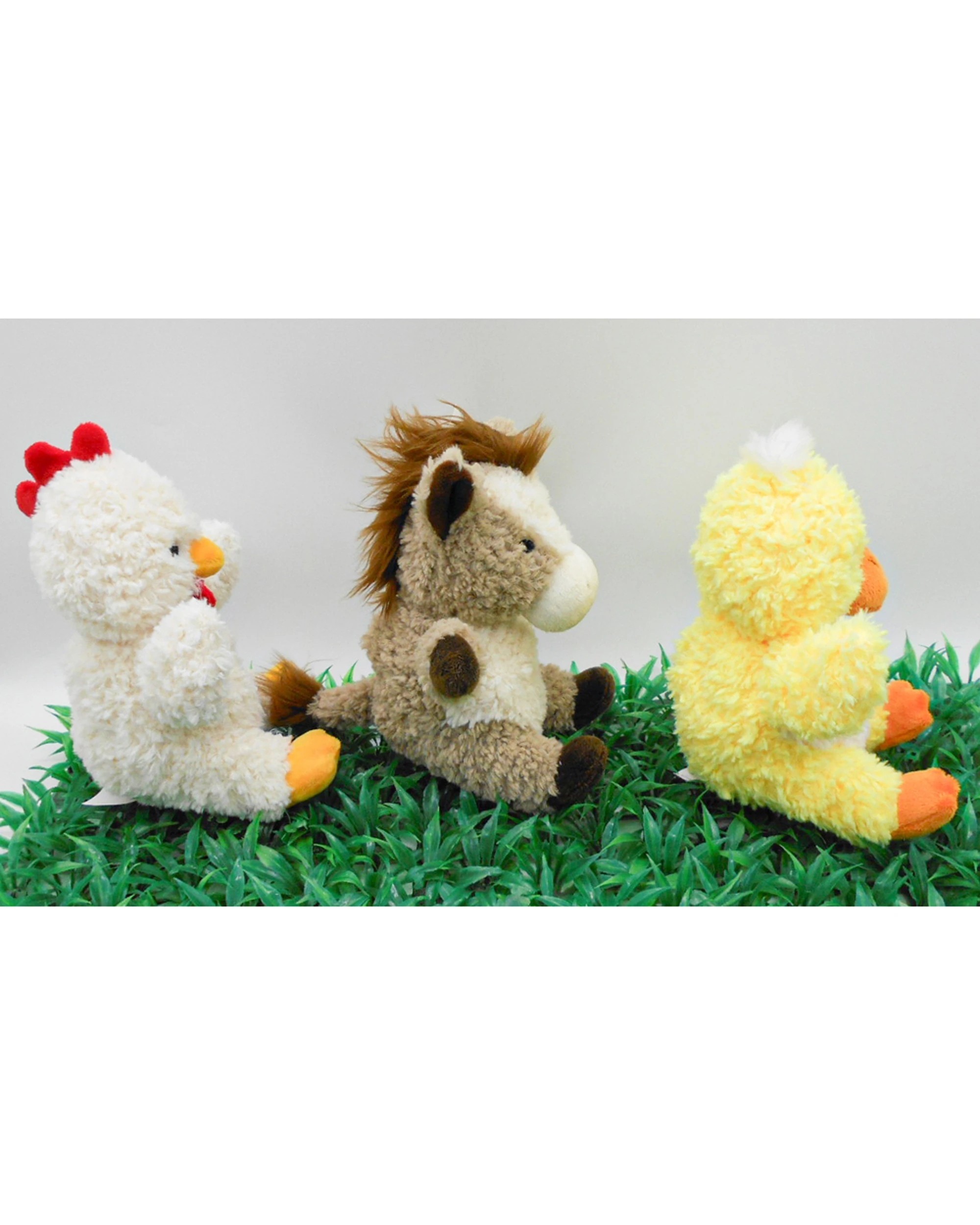2 Urban Products Curly 18cm Duck Soft Fabric Animal Plush Toy - Yellow, 2 of 2