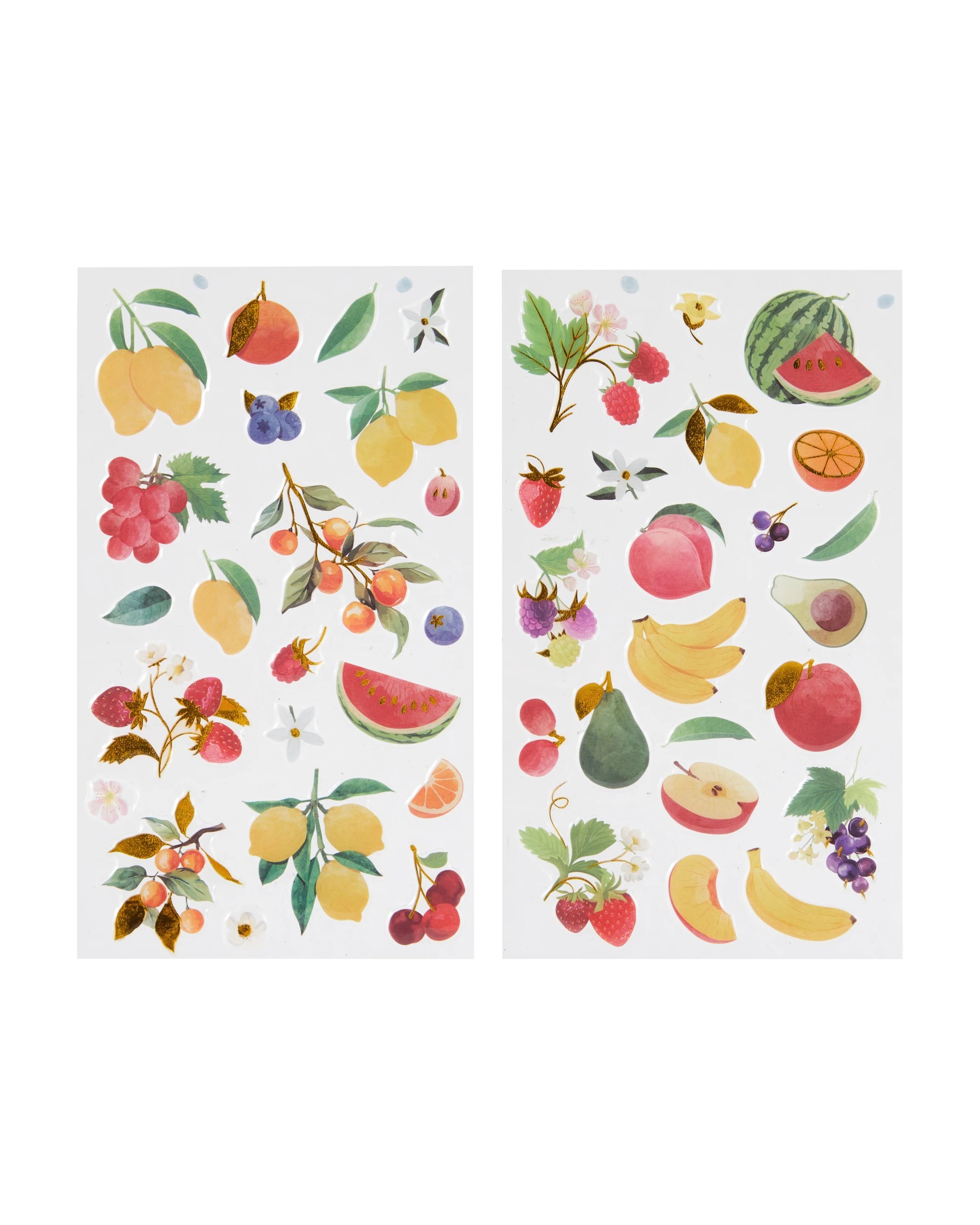 2 Foil Fruit Stickers, 2 of 3