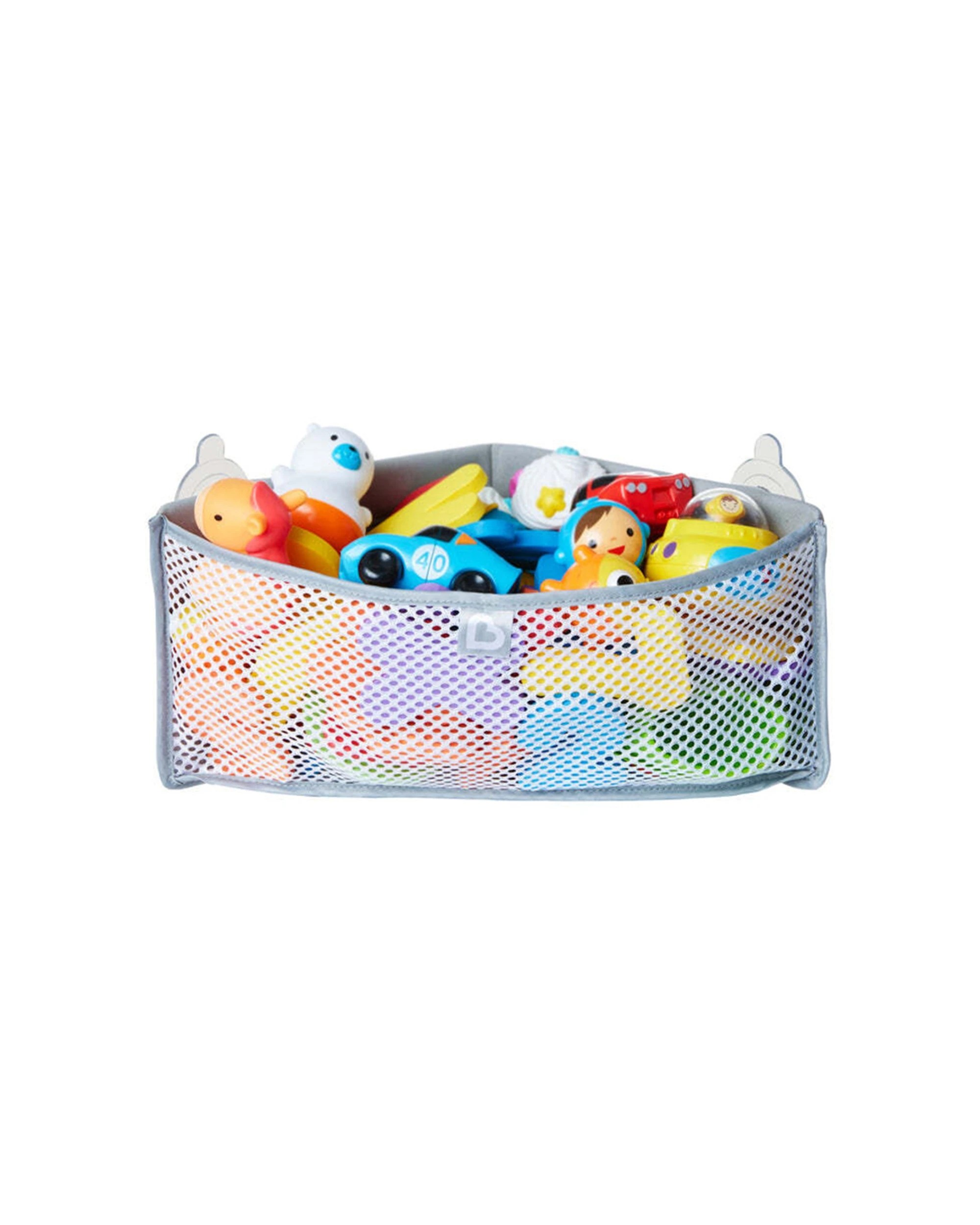3 Munchkin High N Dry Bath Organiser Corner Design Mesh Suction Cups 6 Months - Multi, 3 of 5