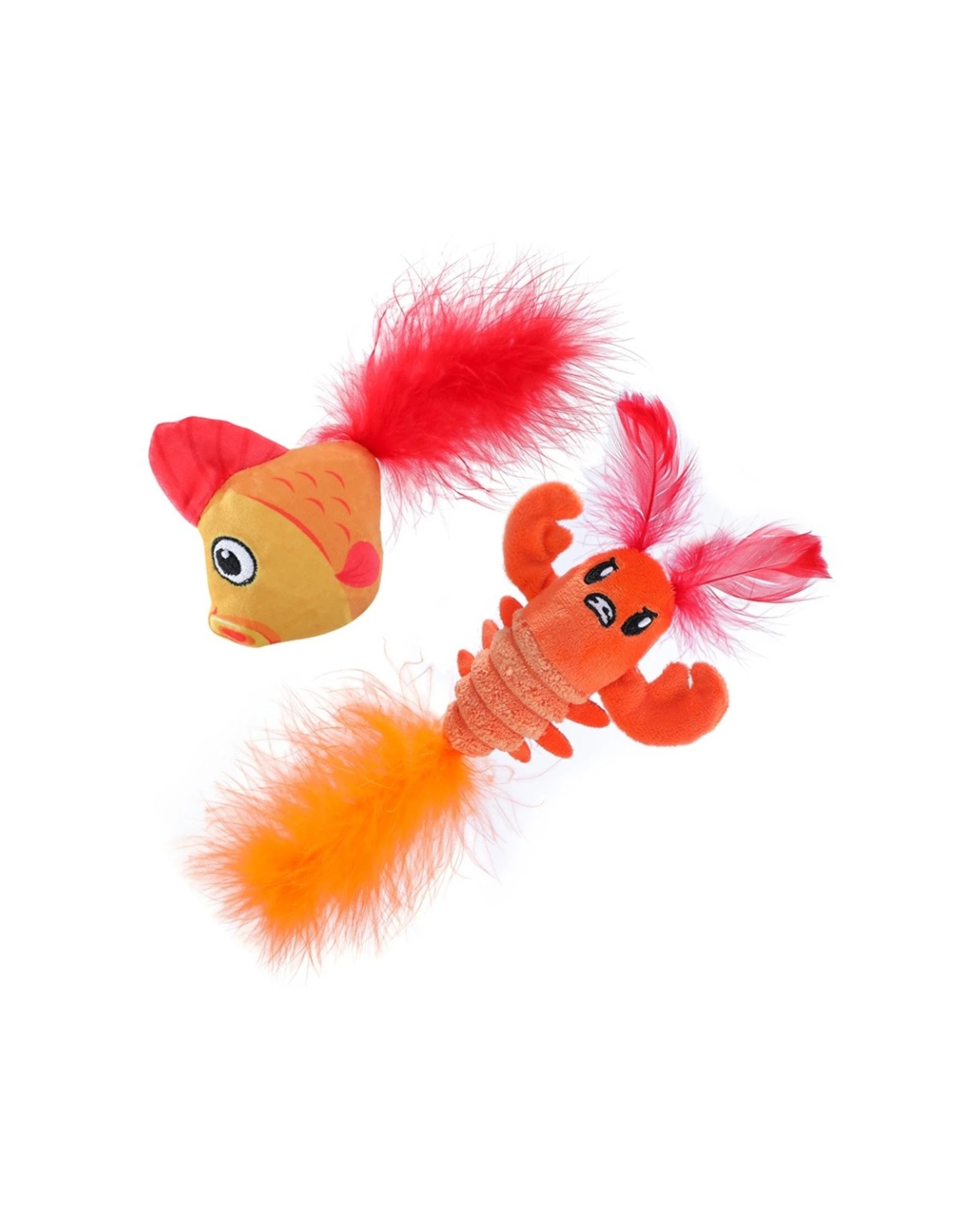 5 Paws & Claws 6x 2pc Cara Pet Cat Sea Life Plush Toy 10x5x5cm - Assorted, 5 of 8
