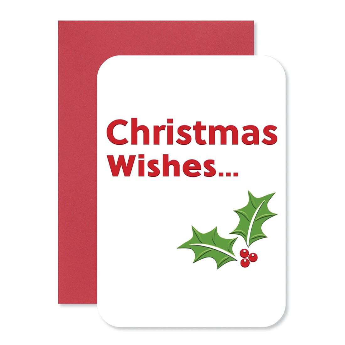 1 Hallmark Christmas Card - Christmas Wishes, 1 of 3