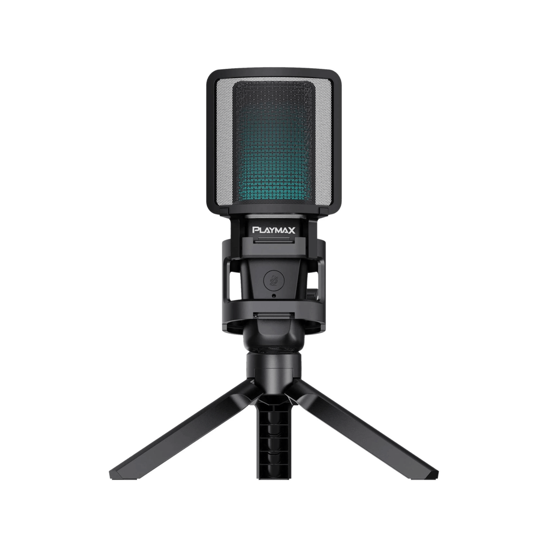 9 Playmax RGB Black Microphone with Arm and Tripod - Black, 9 of 9