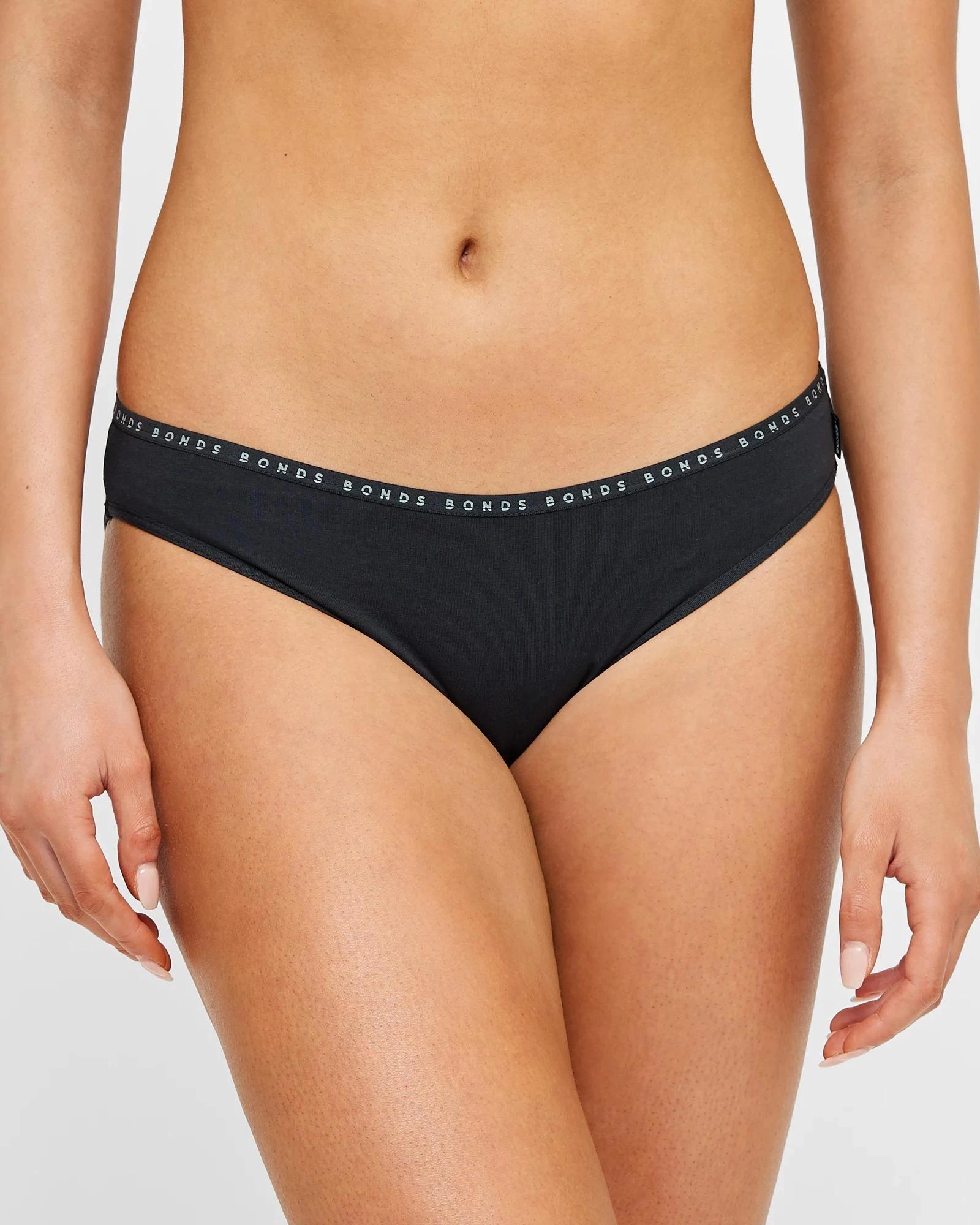 2 Bonds 2 Pack Hipster Bikini Briefs BLACK, 2 of 4