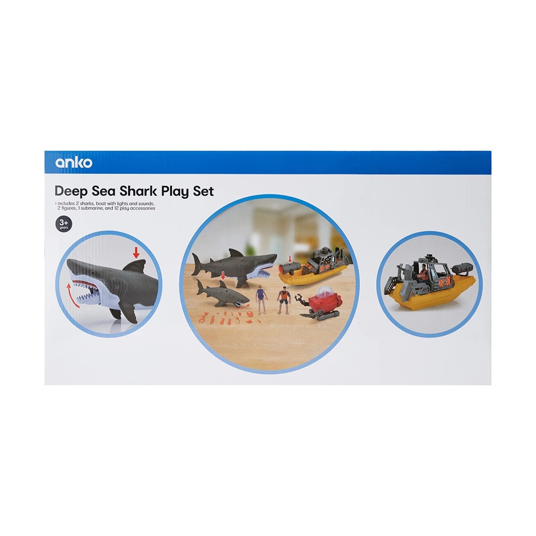 10 Deep Sea Shark Play Set, 10 of 10