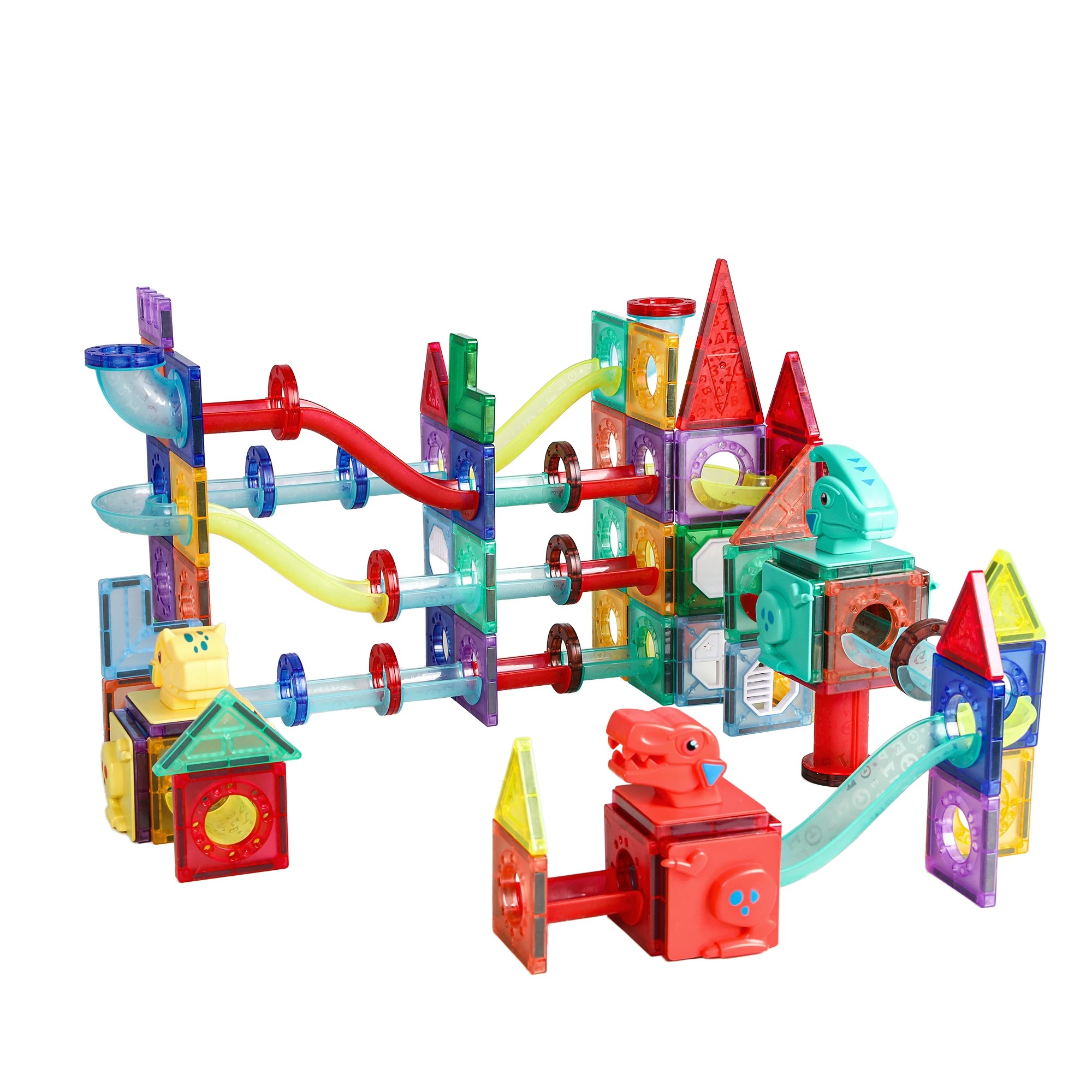 1 Traderight Kids 170pcs Magnetic Tiles Blocks, 1 of 7