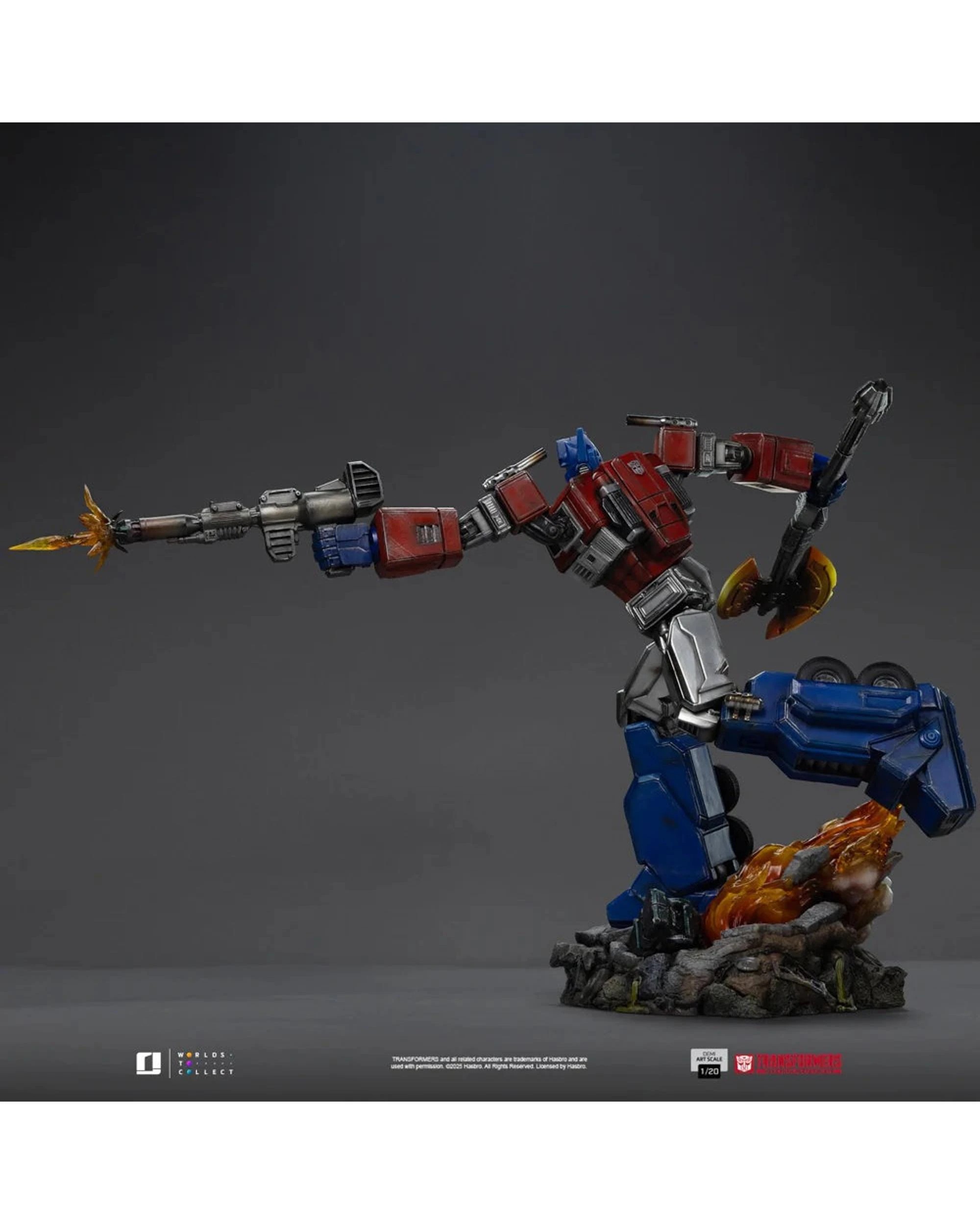 5 Transformers Optimus Prime 1:20 Scale Statue, 5 of 9