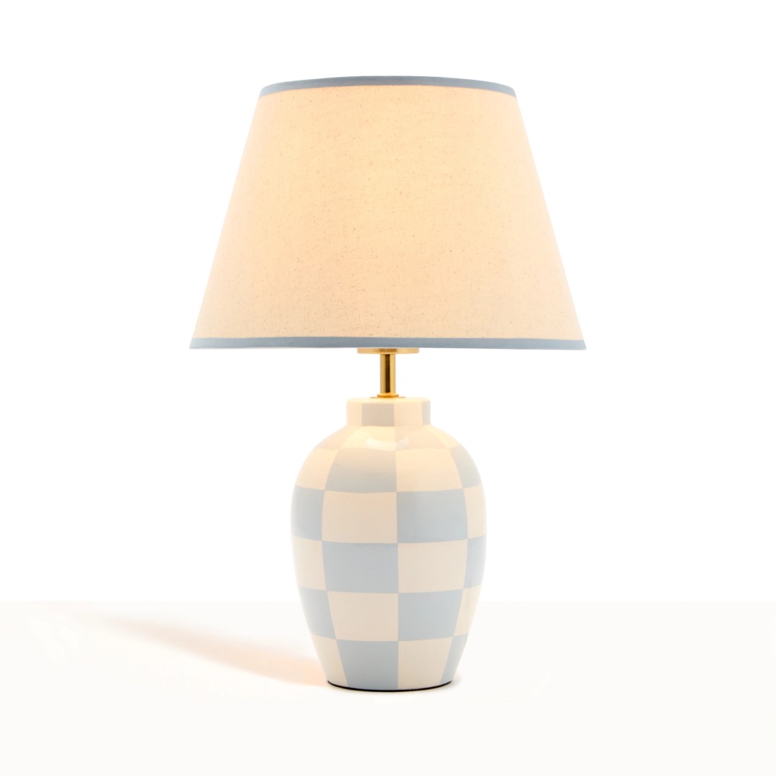 1 Charlie Check Table Lamp, 1 of 6